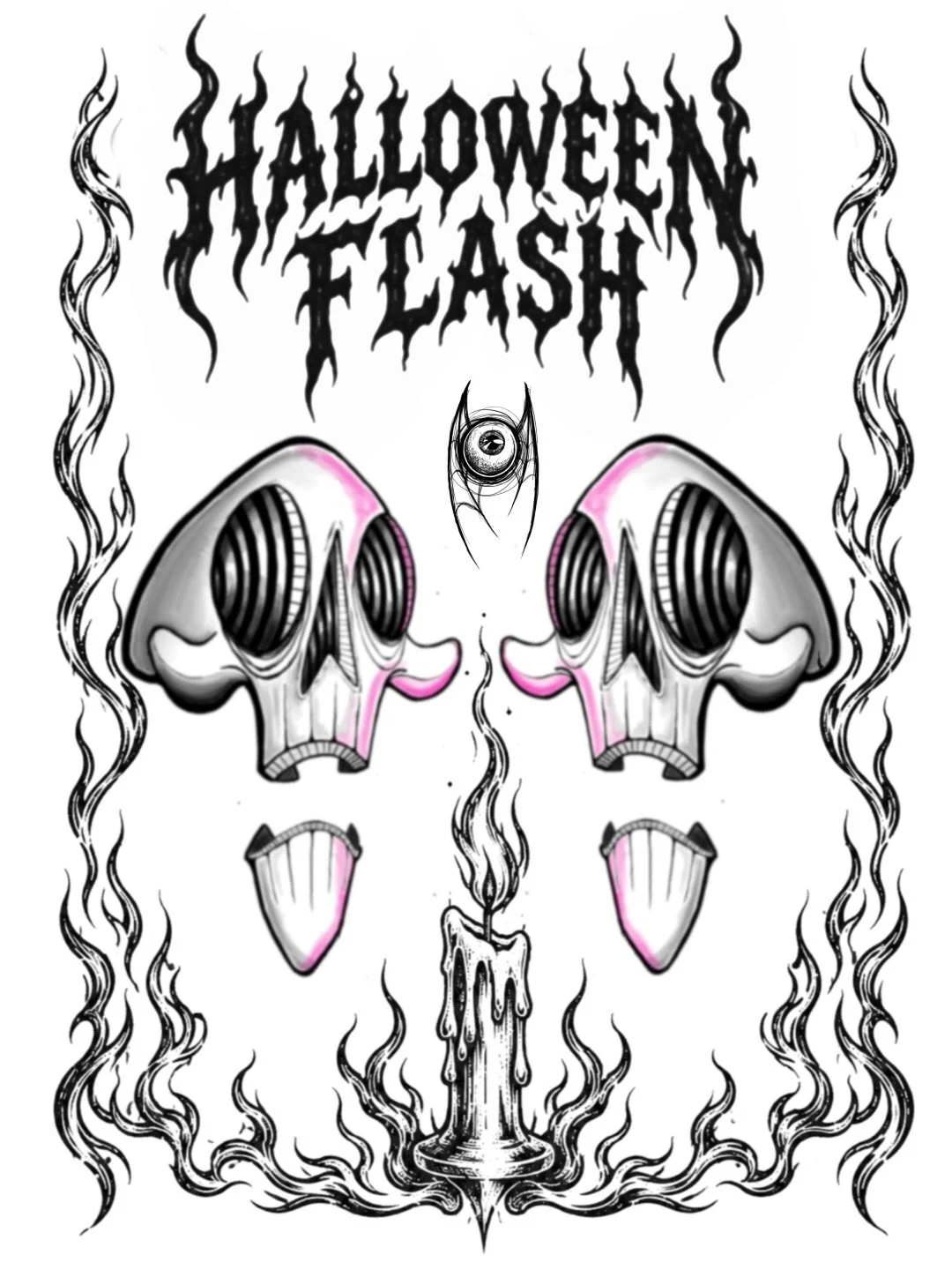 HAPPY SPOOKY SEASON 👻🎃🍁

* * * READ BELOW FOR DETAILS * * * 

Come check out our Halloween flash! 

We have more designs available in the shop, with pricing starting at $100. No placement restrictions. Pre-selected sizes. 

and be sure to stay tun