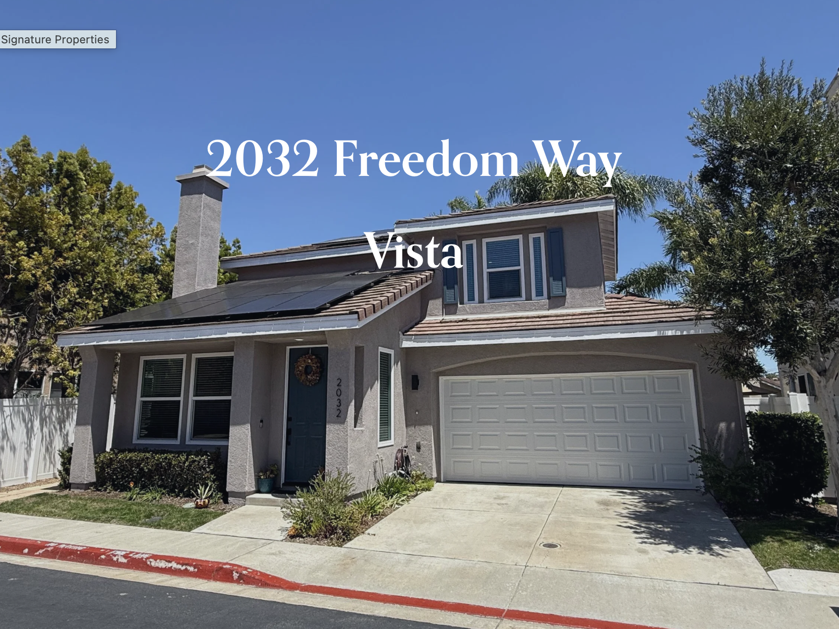2032 Freedom Way - Vista LEASED
