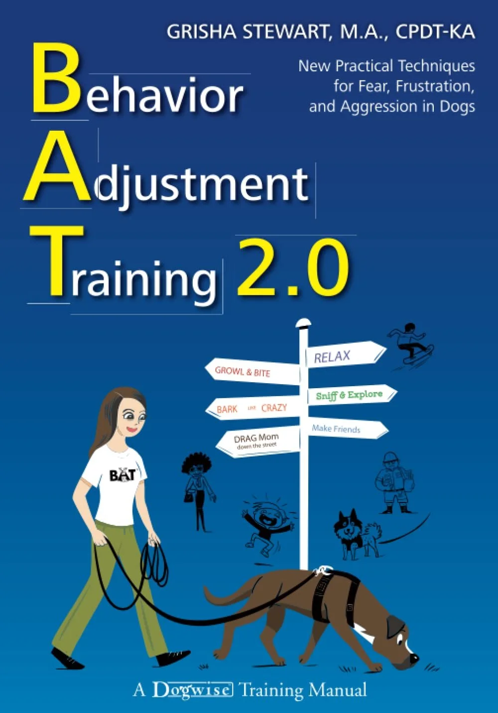 With BAT 2.0, trainer/author Grisha Stewart has completely overhauled Behavior Adjustment Training (BAT) to create a new efficient and practical tool for dog reactivity. BAT 2.0 builds resilience and self-reliance by giving dogs safe opportunities to