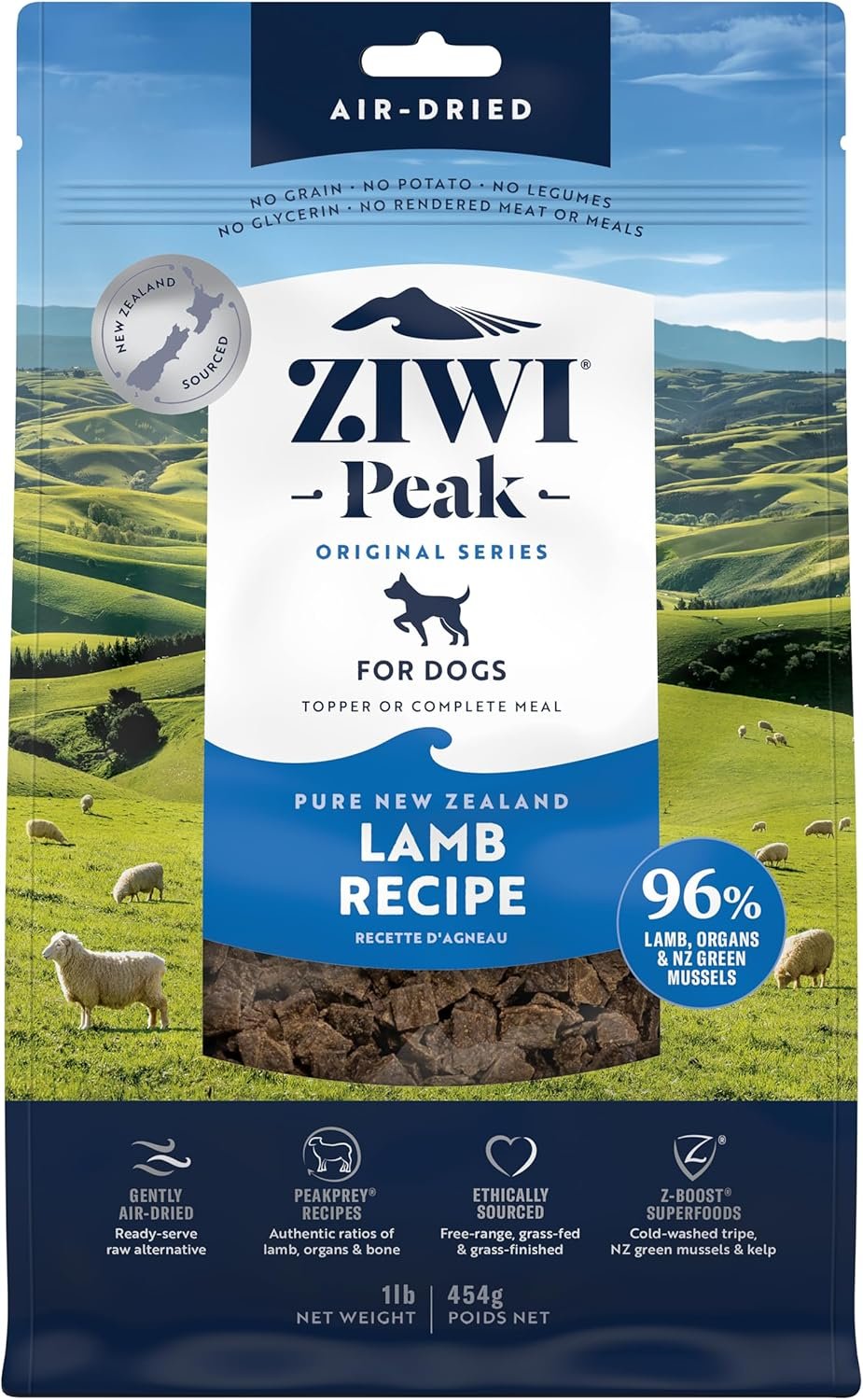 ZIWI Peak Air-Dried Dog Food – Lamb