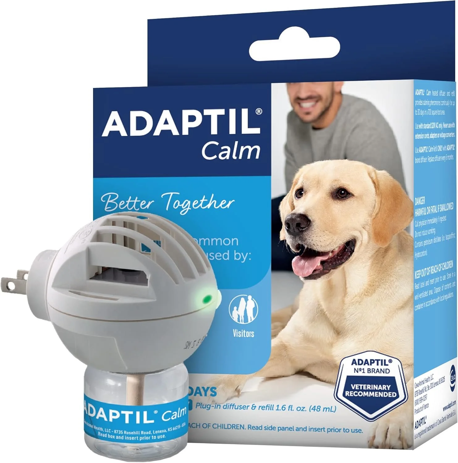 Adaptil oil diffuser for anxiety relief