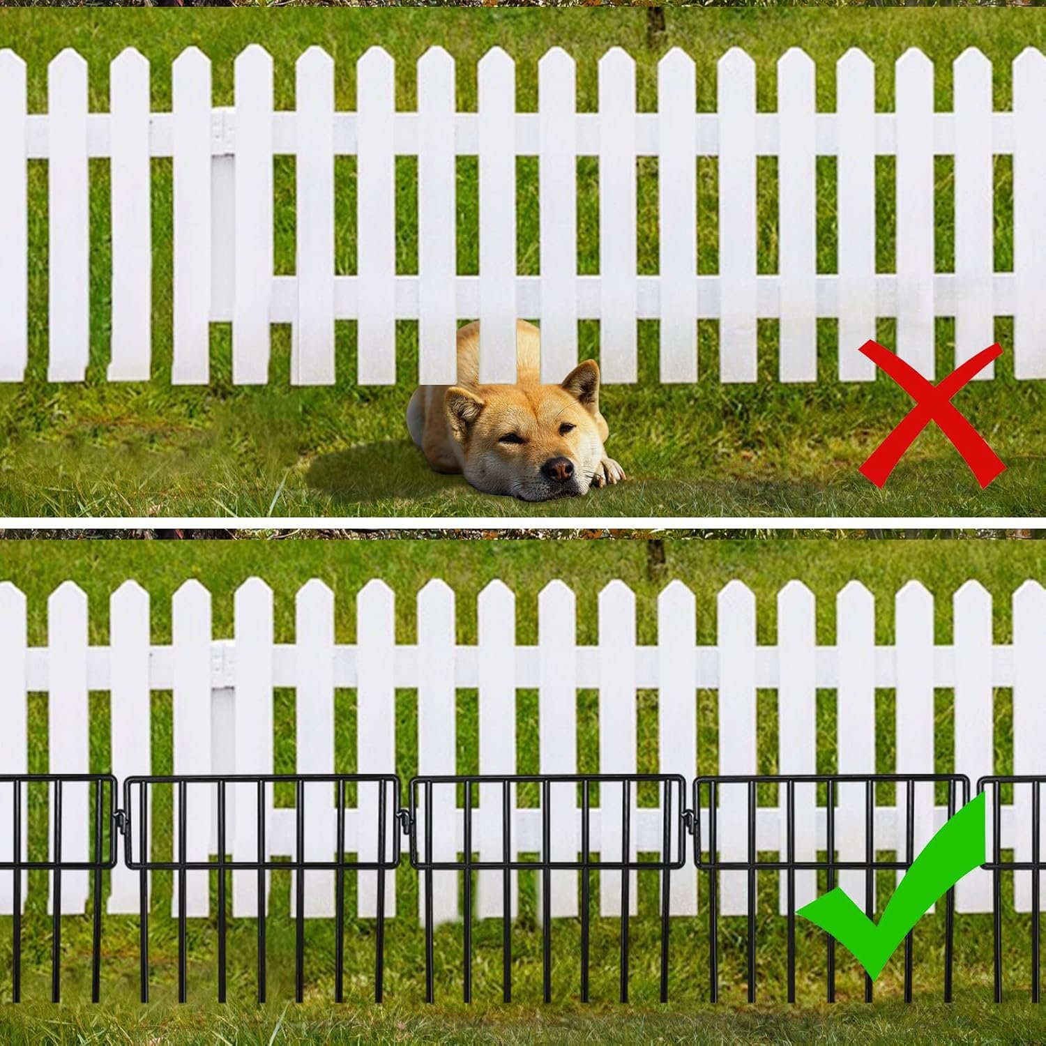Anti-dig barrier for fence