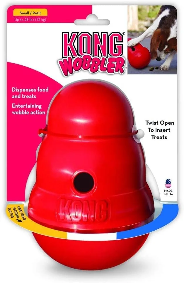 KONG Wobbler for slow feeding and play
