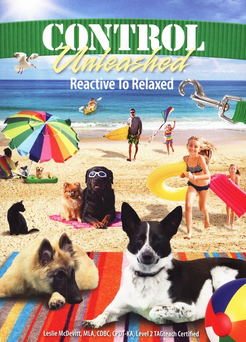 In her third book, Control Unleashed: Reactive to Relaxed, Leslie McDevitt discusses her exciting new additions to the Control Unleashed training program, as well as new perspectives and revisions of the foundation behaviors and core games. The new c