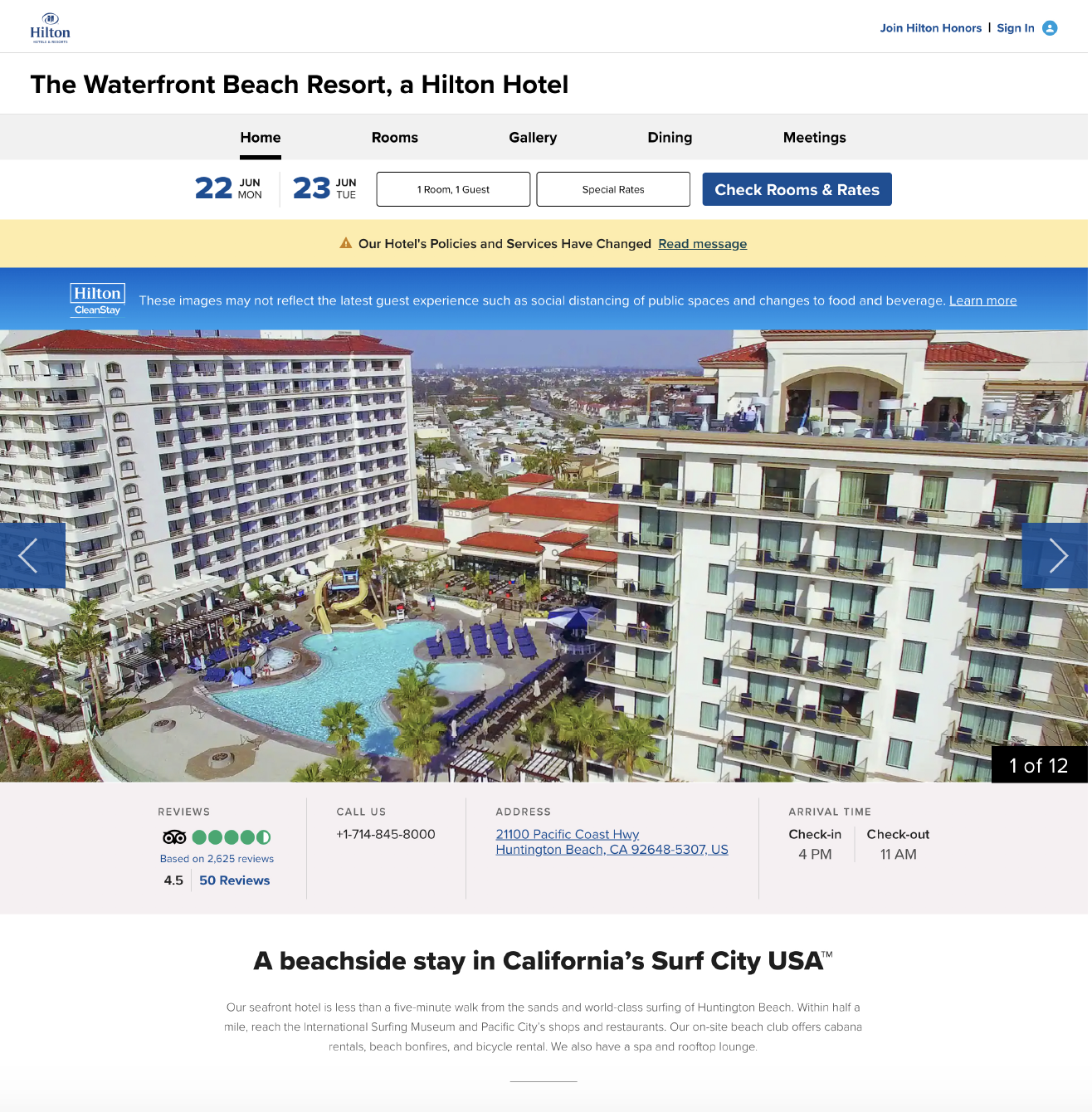 6,000 Hilton hotels