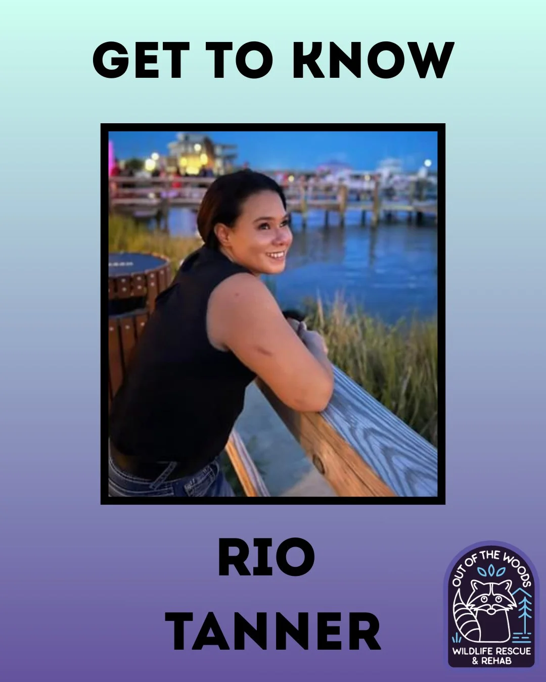 This week&rsquo;s Get to Know segment features Rio Tanner! Rio joined OOTW as a licensed rehabber in 2023 and specializes in squirrels. This post wraps up our GTK series and we hope you enjoyed learning more about the people that make the gears at OO