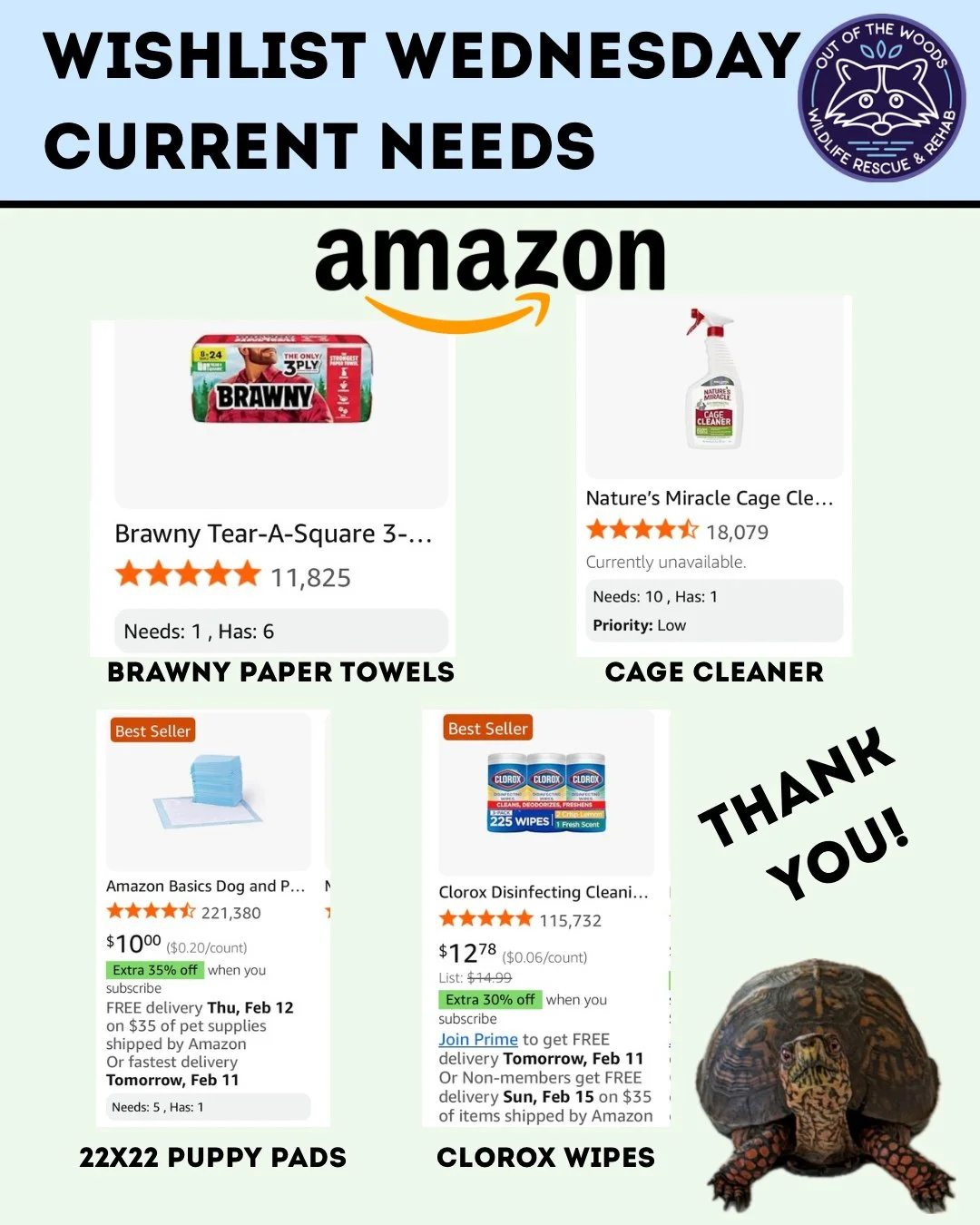 It&rsquo;s Wishlist Wednesday! Cleaning items are at the top of our list this week as busy season is on our doorstep! Amazon wishlist here: https://bit.ly/42EHu5z 
Also, be sure to check out our registry with @henrys_healthy_ pets here: https://henry