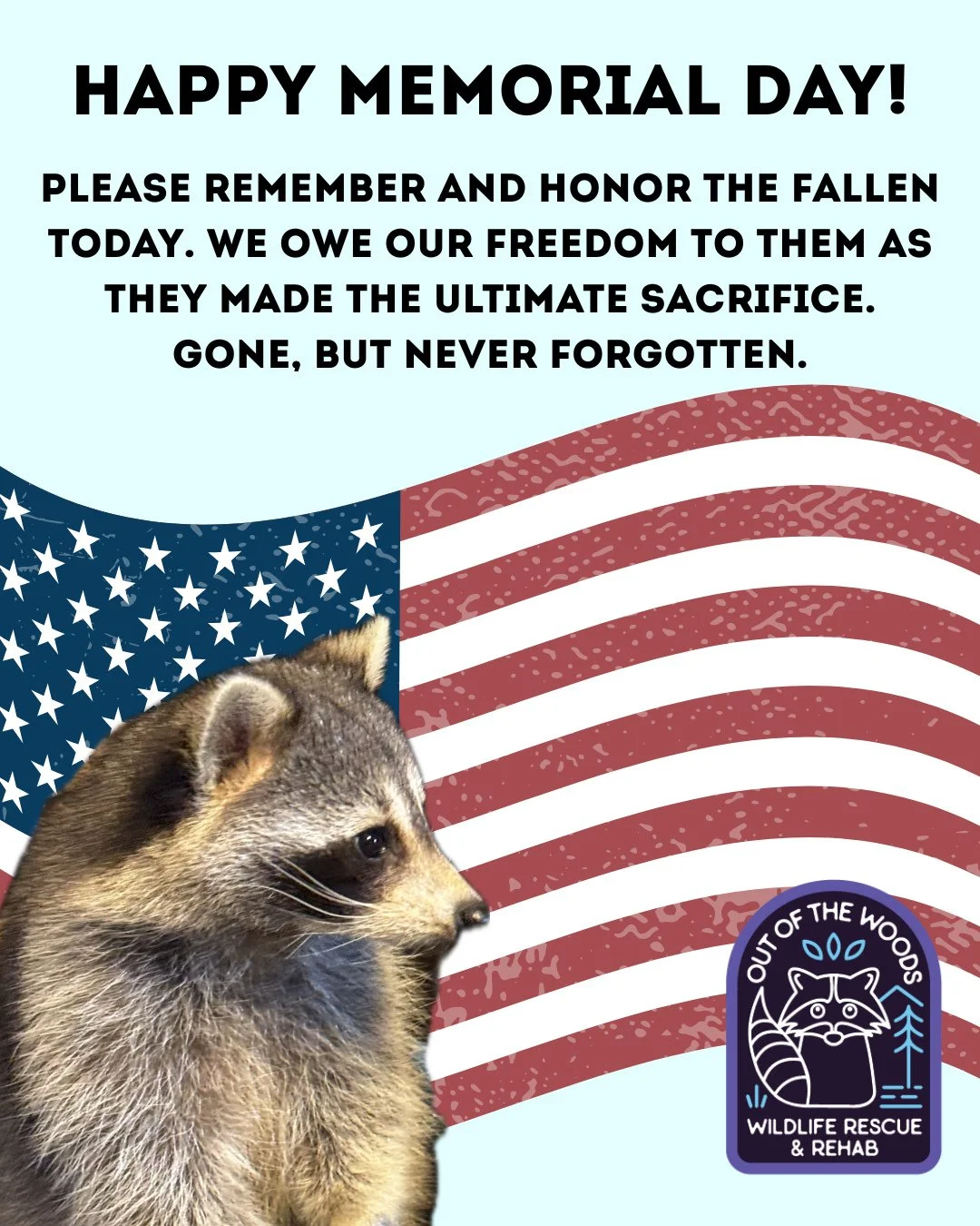 Happy Memorial Day! 🇺🇸 While we&rsquo;re all enjoying the unofficial start to summer, let&rsquo;s not forget what this day is really about. Please remember and honor the fallen as they have made the ultimate sacrifice for our freedom. #memorialday 