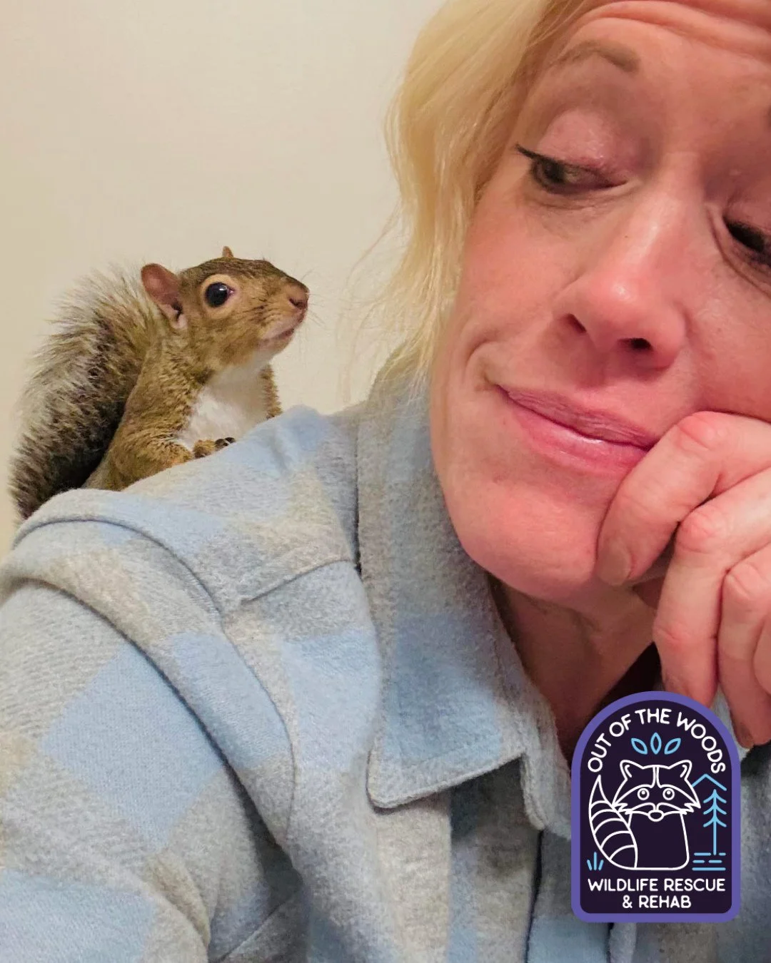 Today is a special day! Happy Birthday to Jodie who is one of our amazing rehabbers and specializes in squirrels! Thanks for all you do for OOTW, Jodie! If you see her today, send some extra birthday love her way! 🎂 ❤️ #outofthewoodswildlife #tennes