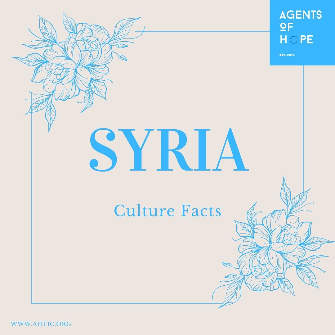 Continuing our country of the month Syria- culture facts! #AHTIglobal #RefugeeEducation #Syria