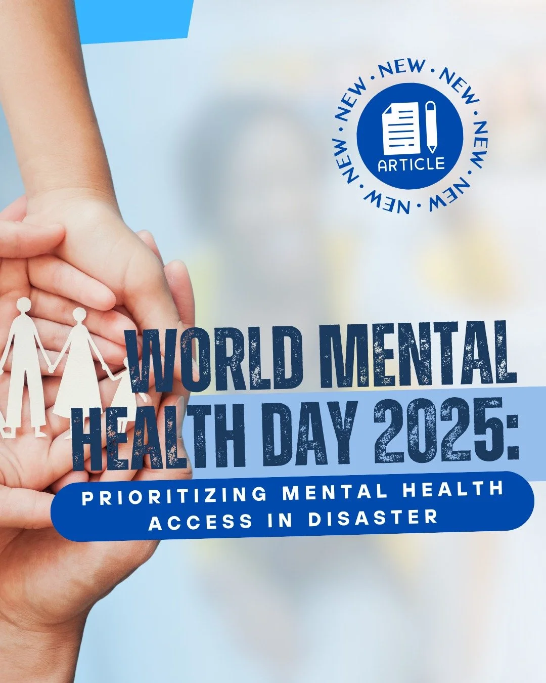Mental health is too often the silent crisis when disaster strikes. 

This World Mental Health Day, discover why access to mental health services in emergencies isn&rsquo;t just vital, it&rsquo;s a lifeline for millions. 

From real impact stories to