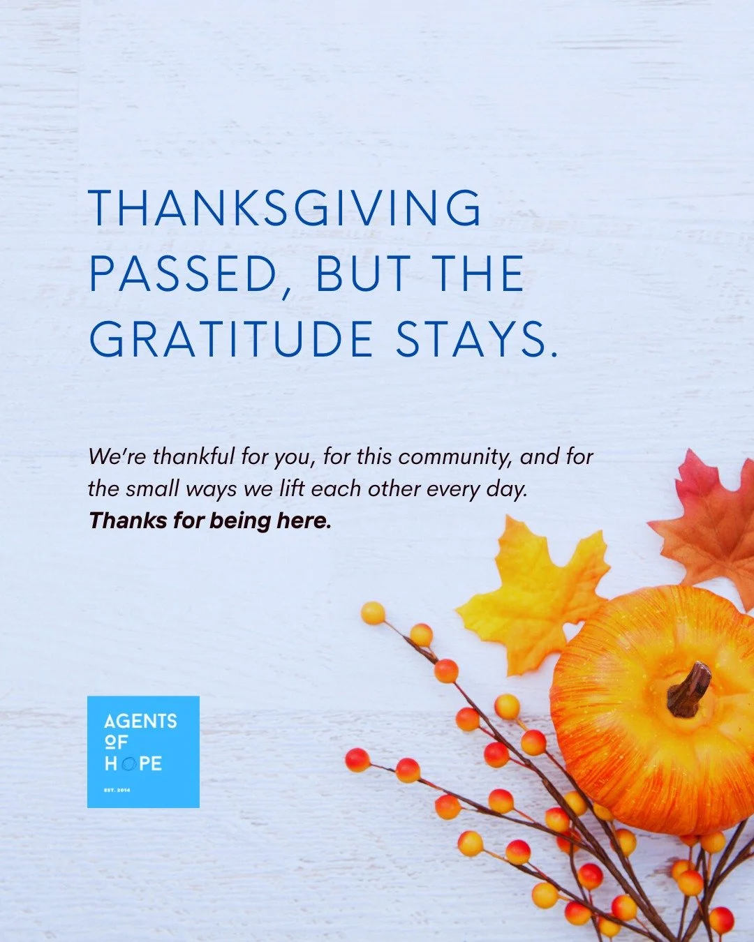 Still feeling the warmth from yesterday.

Holidays like this remind us how much community really matters. The simple moments. The shared meals. The people who make the day feel a little brighter.

Thank you to everyone who continues to show up, suppo