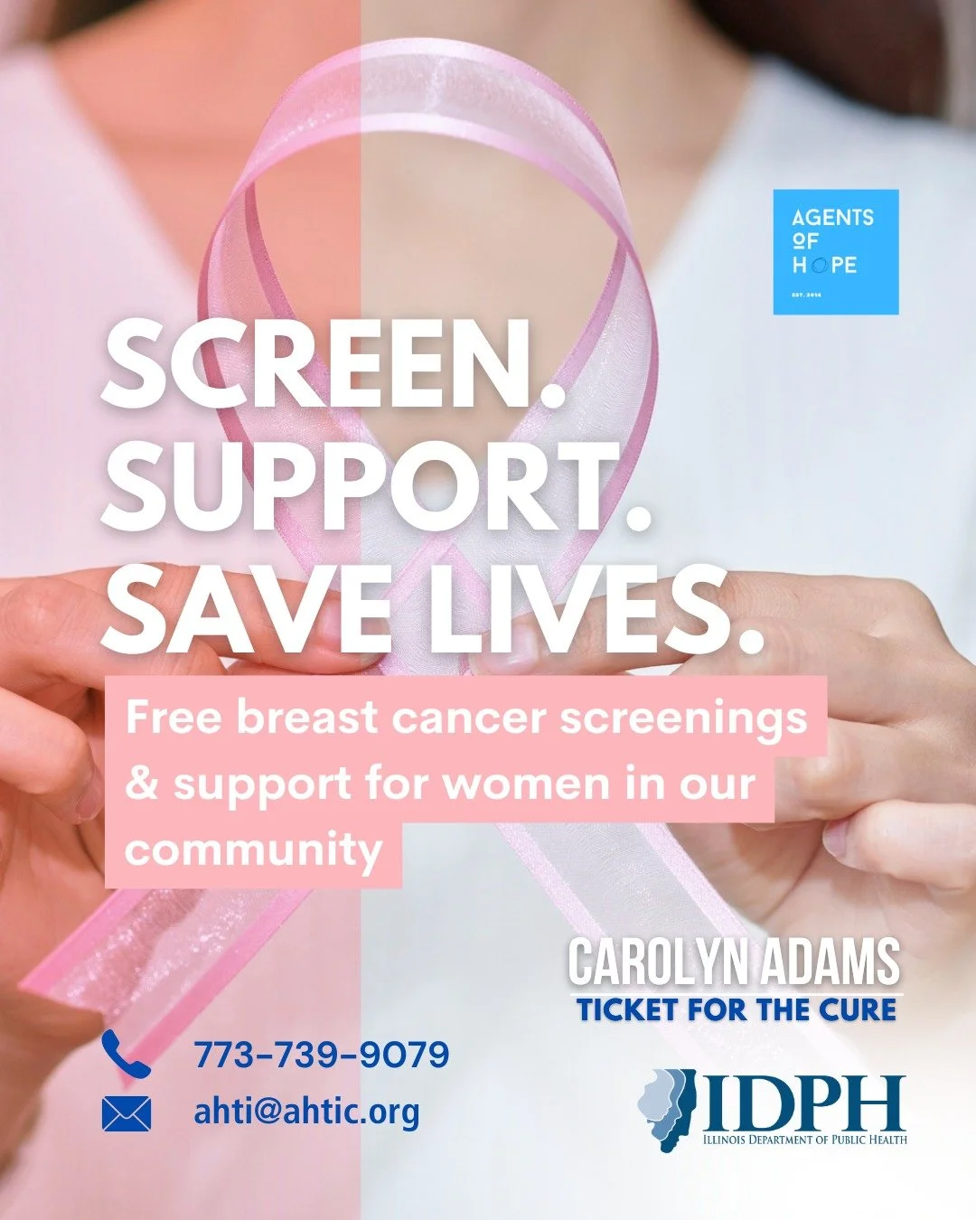 💖 Taking care of your health shouldn&rsquo;t be hard.

In partnership with the Illinois Department of Public Health Carolyn Adams Program, we help connect women in our community to free breast cancer screening and support. 

This program supports wo