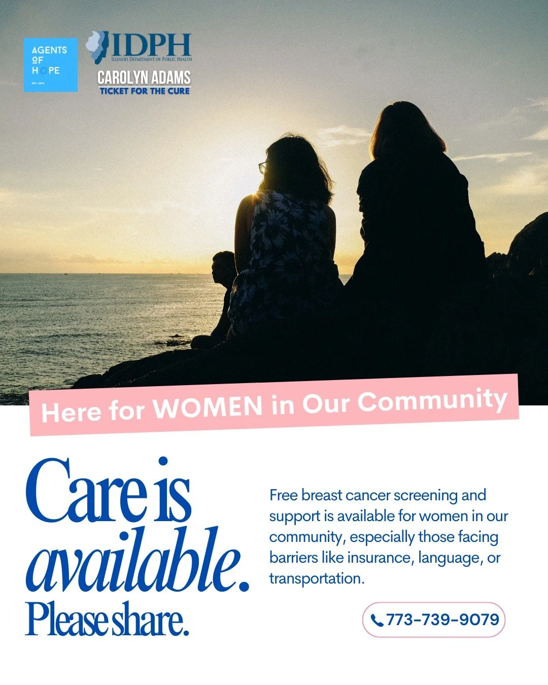 Your health shouldn&rsquo;t be hard to access. 

Free breast cancer screening and support is available for women in our community, especially for those facing barriers like insurance, language, or transportation. 

All care is provided respectfully a
