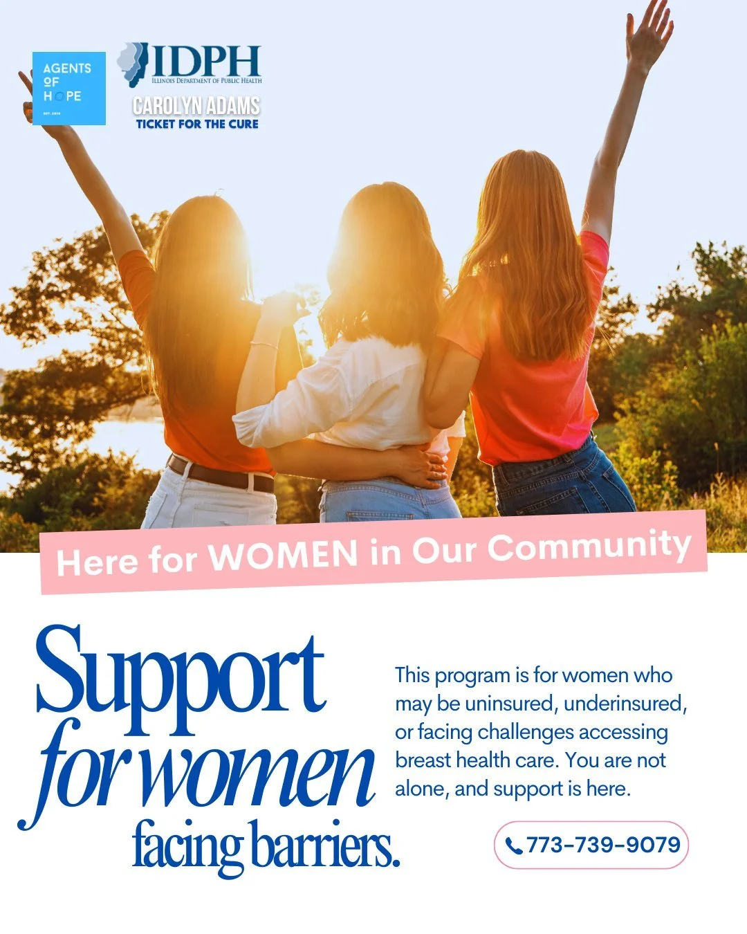 This program is here for women who may be uninsured, underinsured, or facing challenges accessing breast health care. 

You are not alone. Support is available and confidential. 💙

📍 2046 W Devon Ave, Chicago, IL 60659
📞 773-739-9079
📧 ahti@ahtic