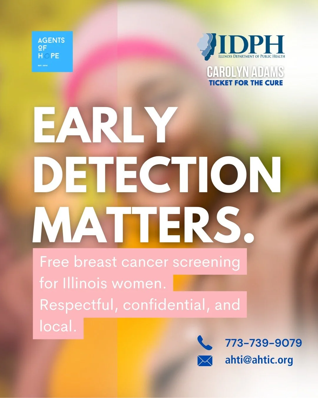 Early detection matters 💙

Free breast cancer screening is available for women in Illinois, especially for those facing barriers like insurance, language, or transportation. Care is always respectful, confidential, and local.

📍 2046 W Devon Ave, C