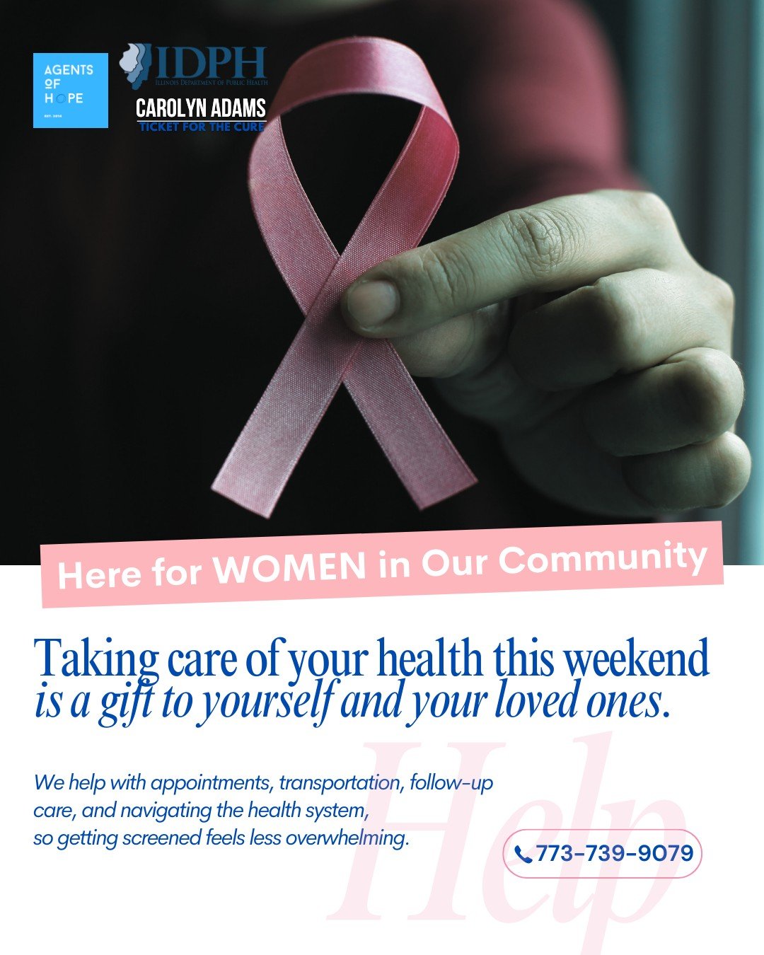Did you know? 

Many women in Illinois wait years for breast cancer screening due to cost, transportation, or language barriers. 💙

Support exists to make screening free and accessible.
📞 773‑739‑9079 | 📧 ahti@ahtic.org
💙 Share to help someone ac