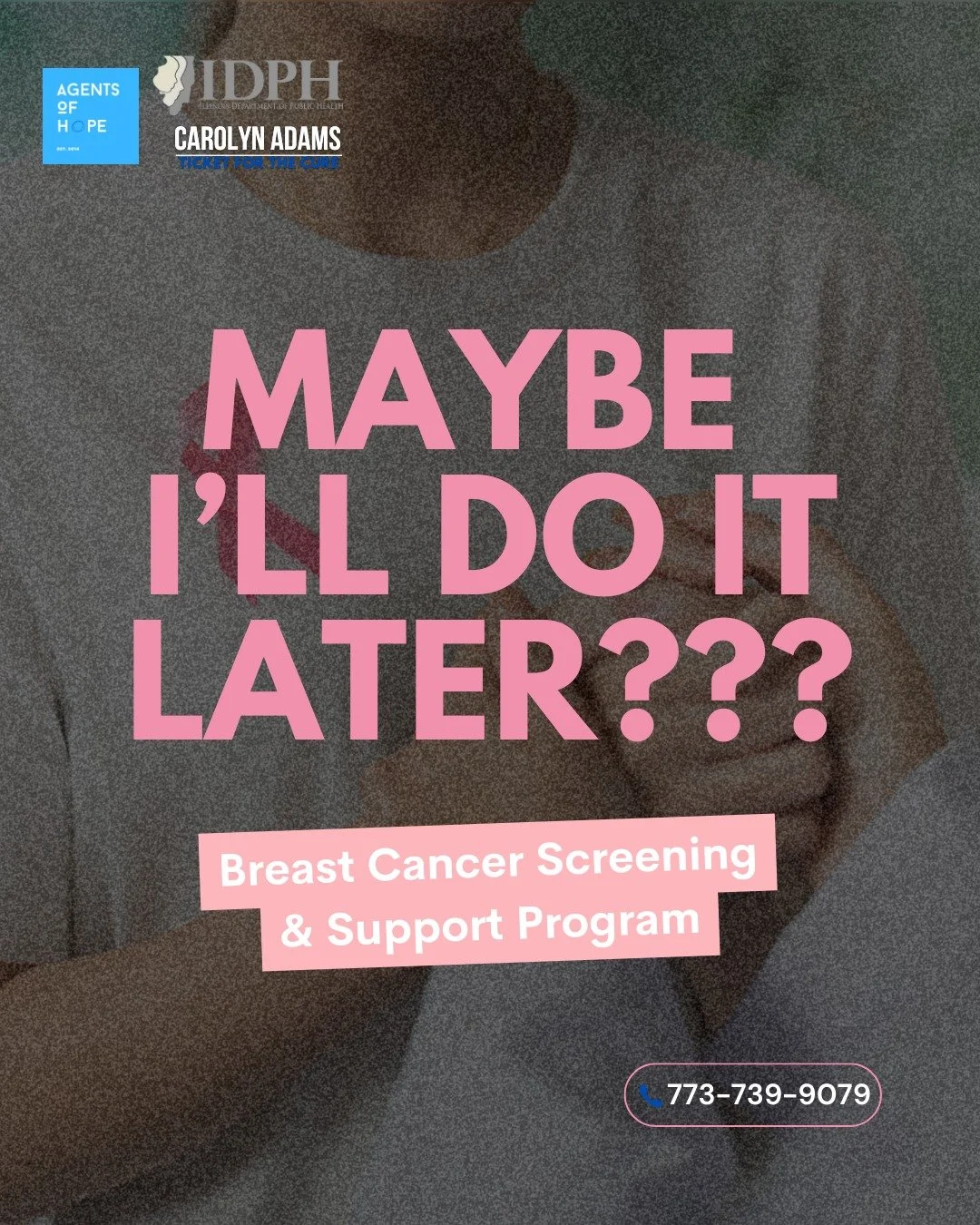PUTTING OFF A SCREENING IS MORE COMMON THAN MANY PEOPLE REALIZE. 

Many women delay breast screening because life gets busy, appointments feel inconvenient, or the process feels unclear.

Taking a moment to learn about your options today could make t