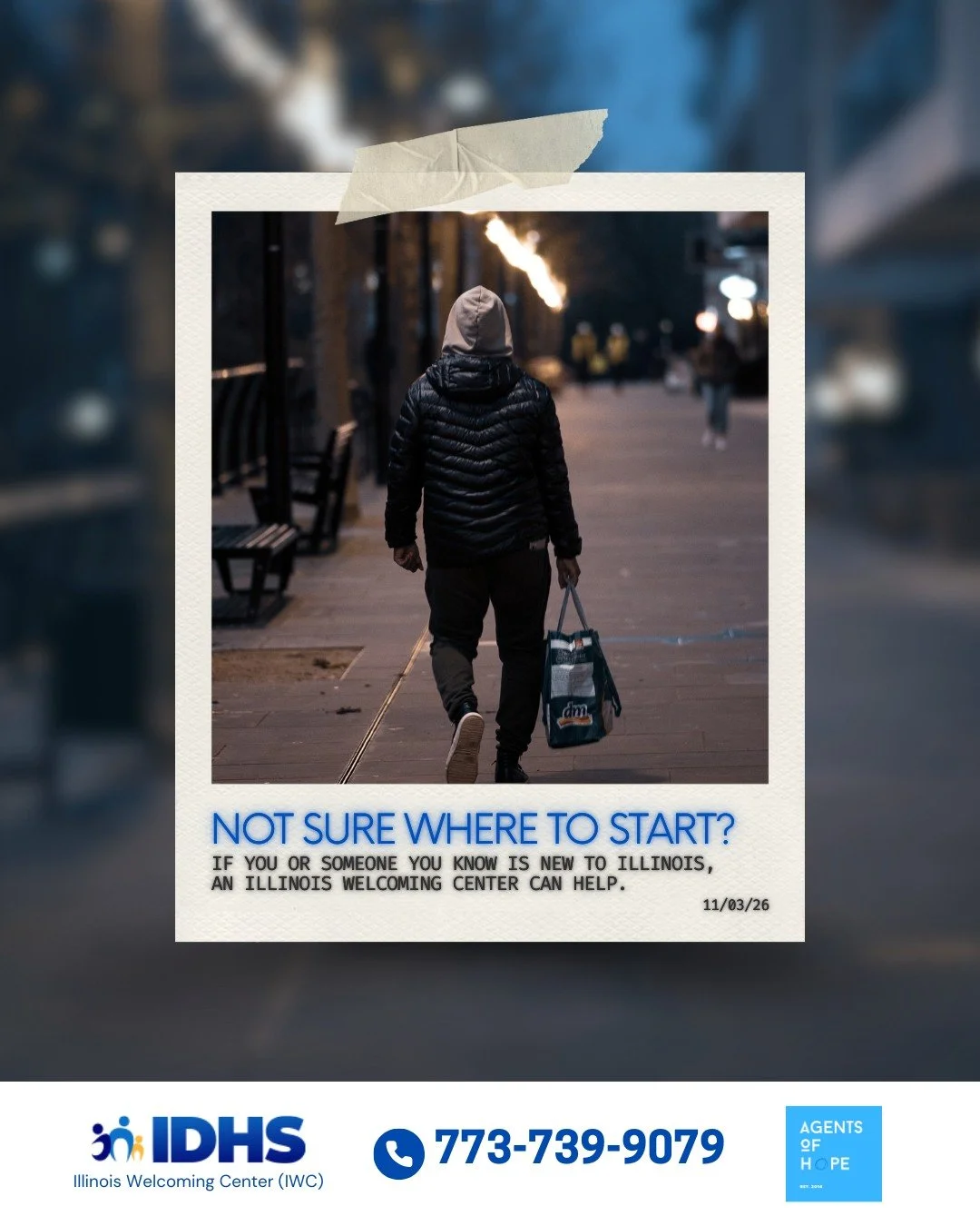 Starting over in a new place can feel overwhelming.

New systems. New services. Many questions.

Illinois Welcoming Centers help connect individuals and families with local programs, community resources, and support services across the state.

Access