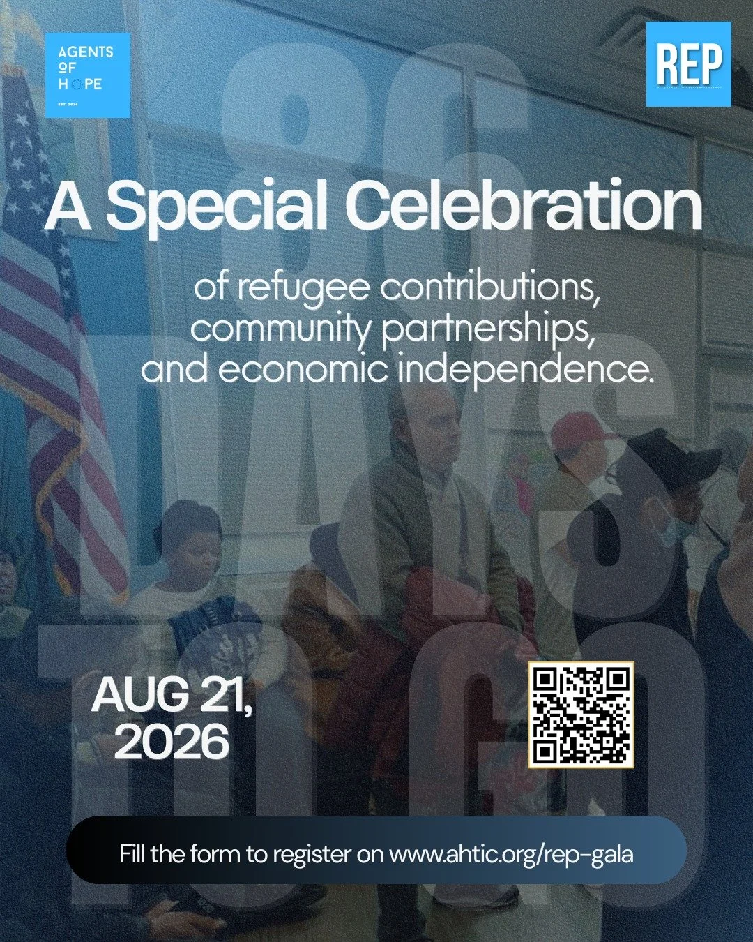 A special celebration of refugee contributions, community partnerships, and economic independence at the Inaugural Gala Launch of the Refugee Exit Plan (REP).

This event honors the resilience, talent, and impact of refugees while recognizing the par