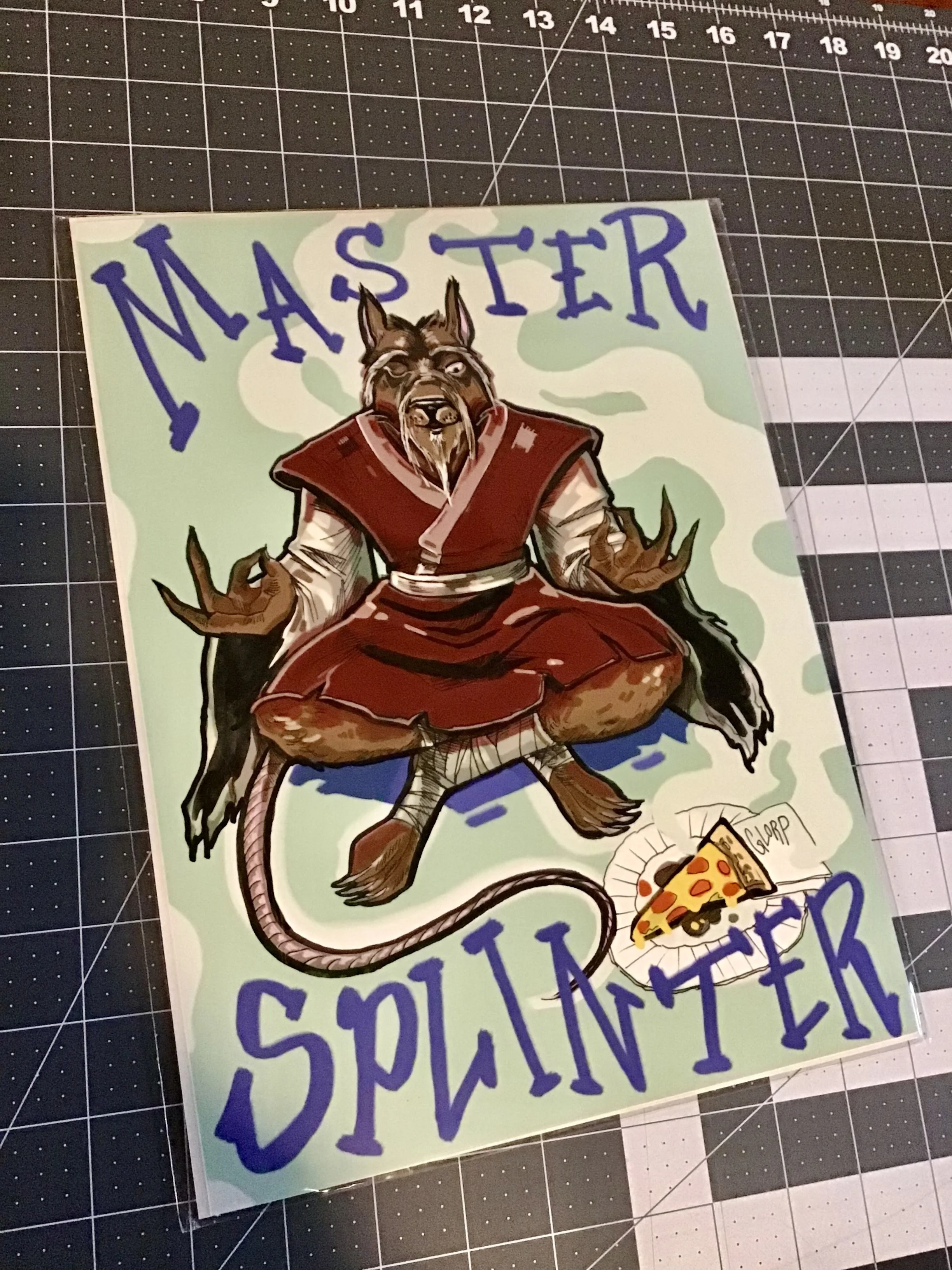 TMNT yoga Splinter