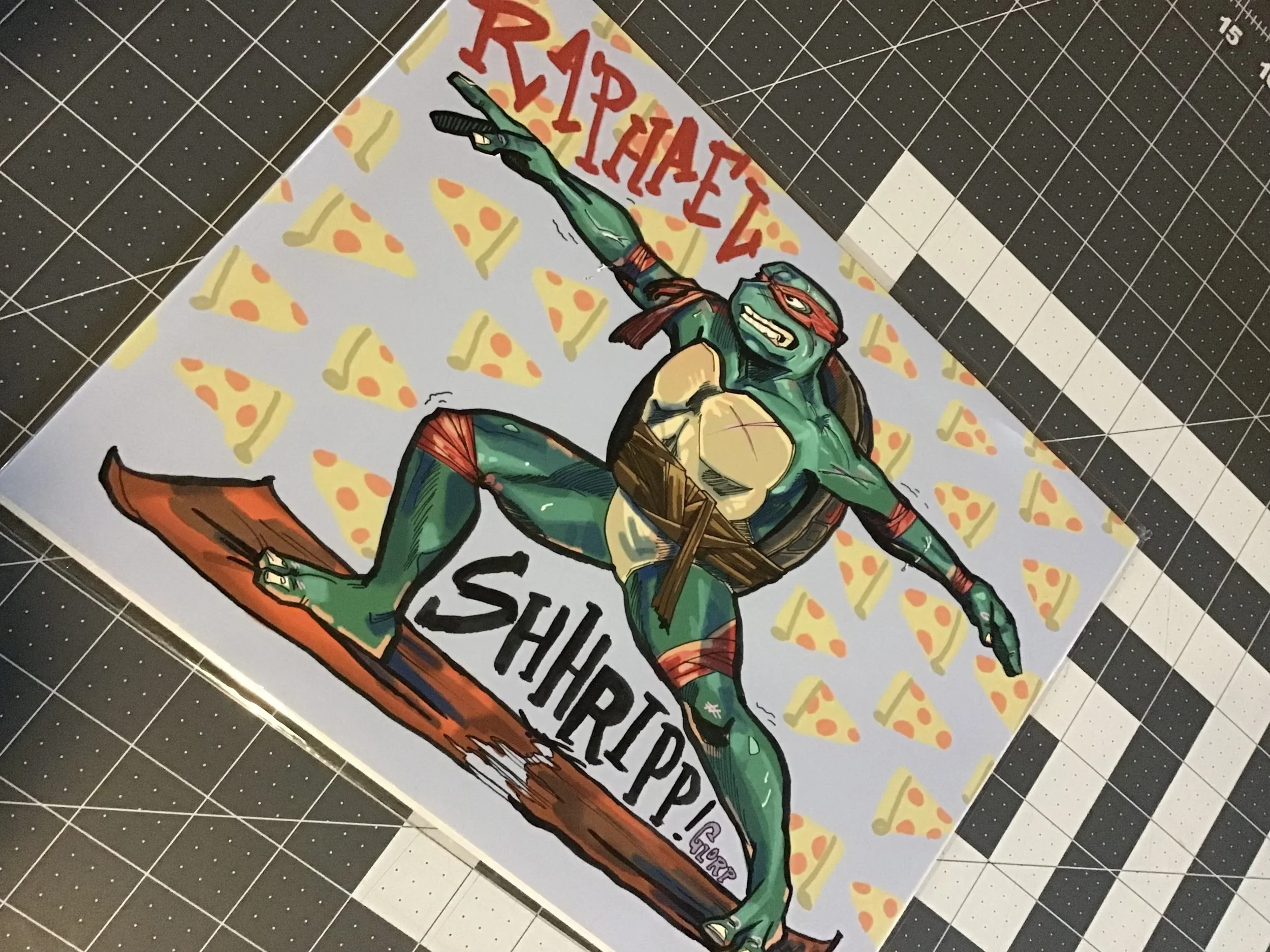 TMNT yoga Raphael