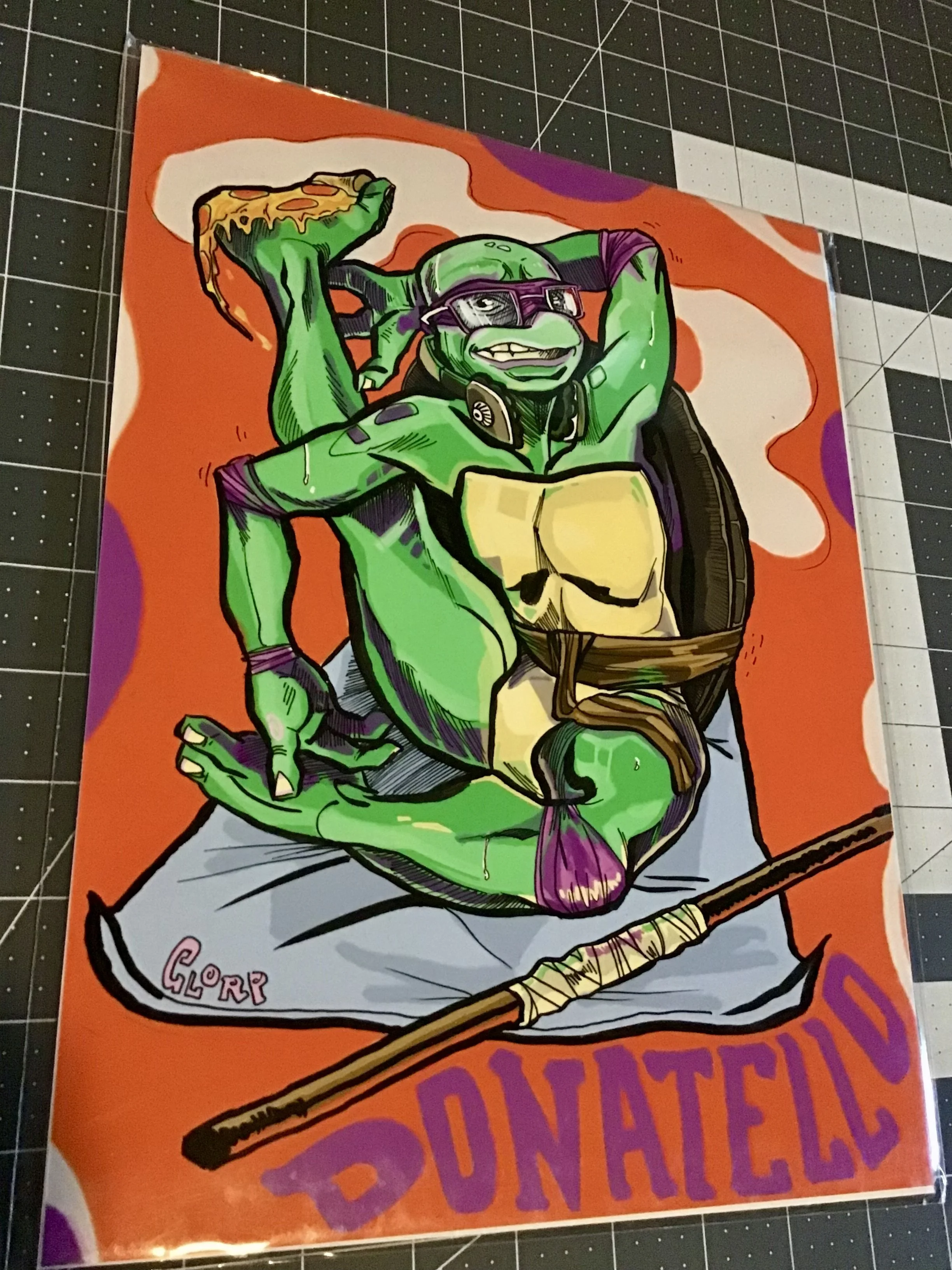 TMNT yoga Donatello