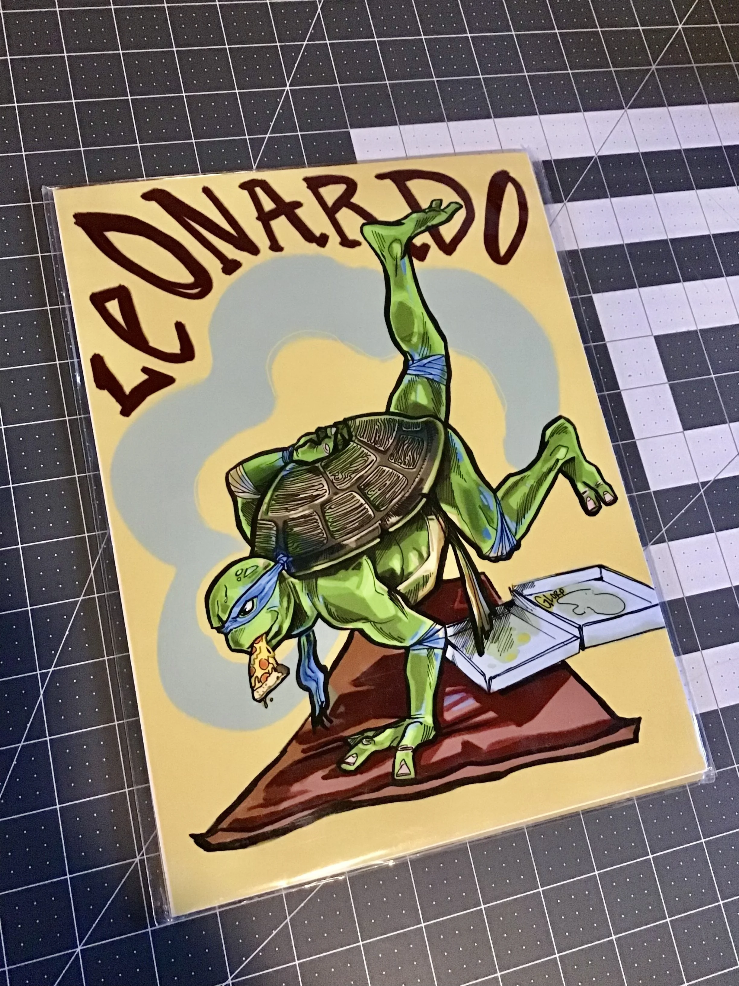 TMNT yoga Leo