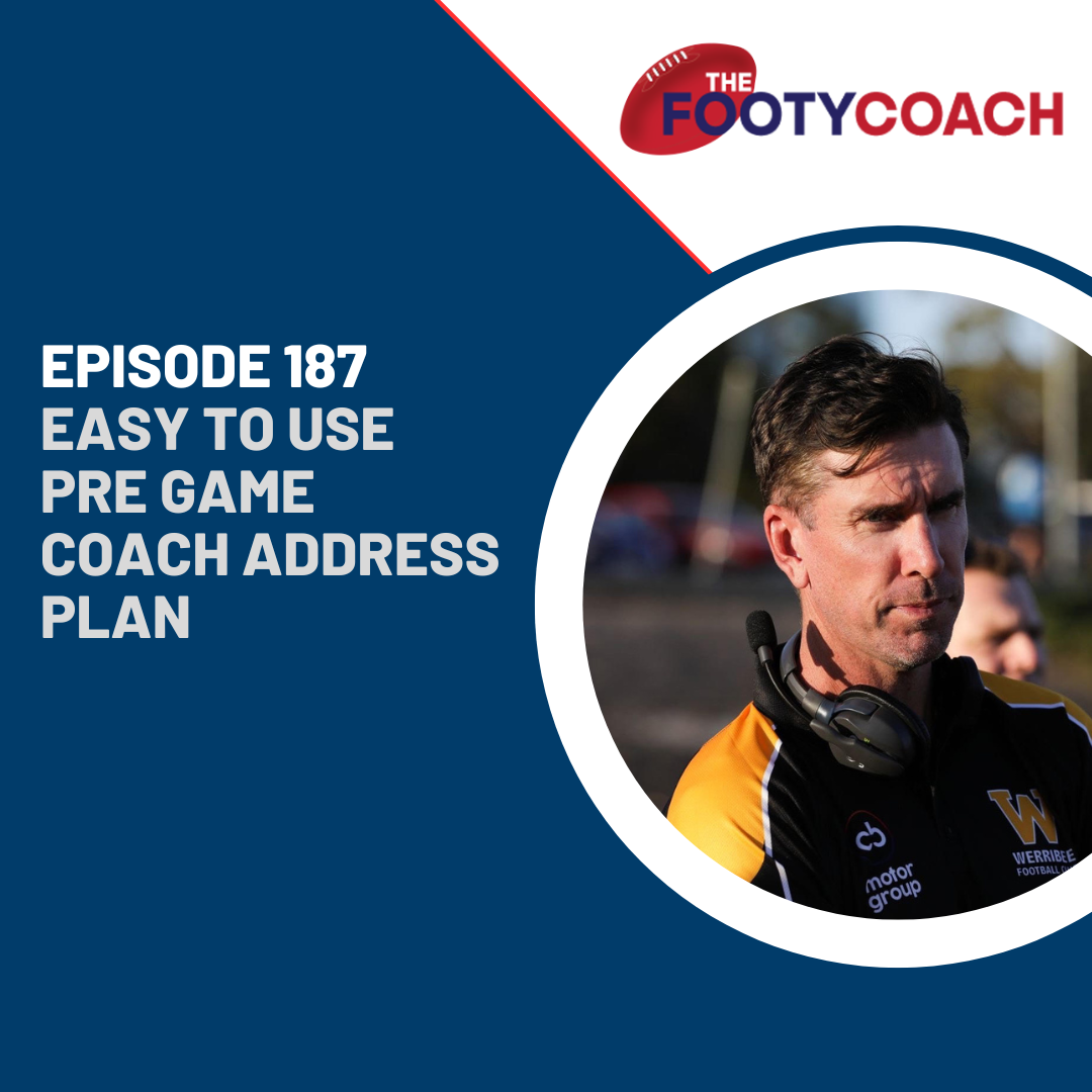 #187 Easy to use Pre Game Coach address plan
