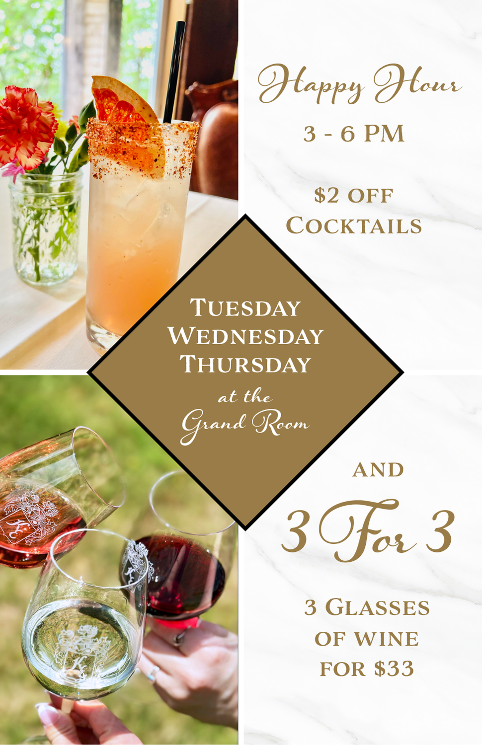 Happy Hour at the Grand Room