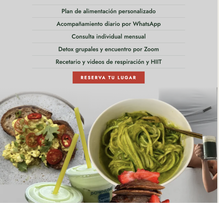 Plan con acompañamiento personalizado por 3 meses