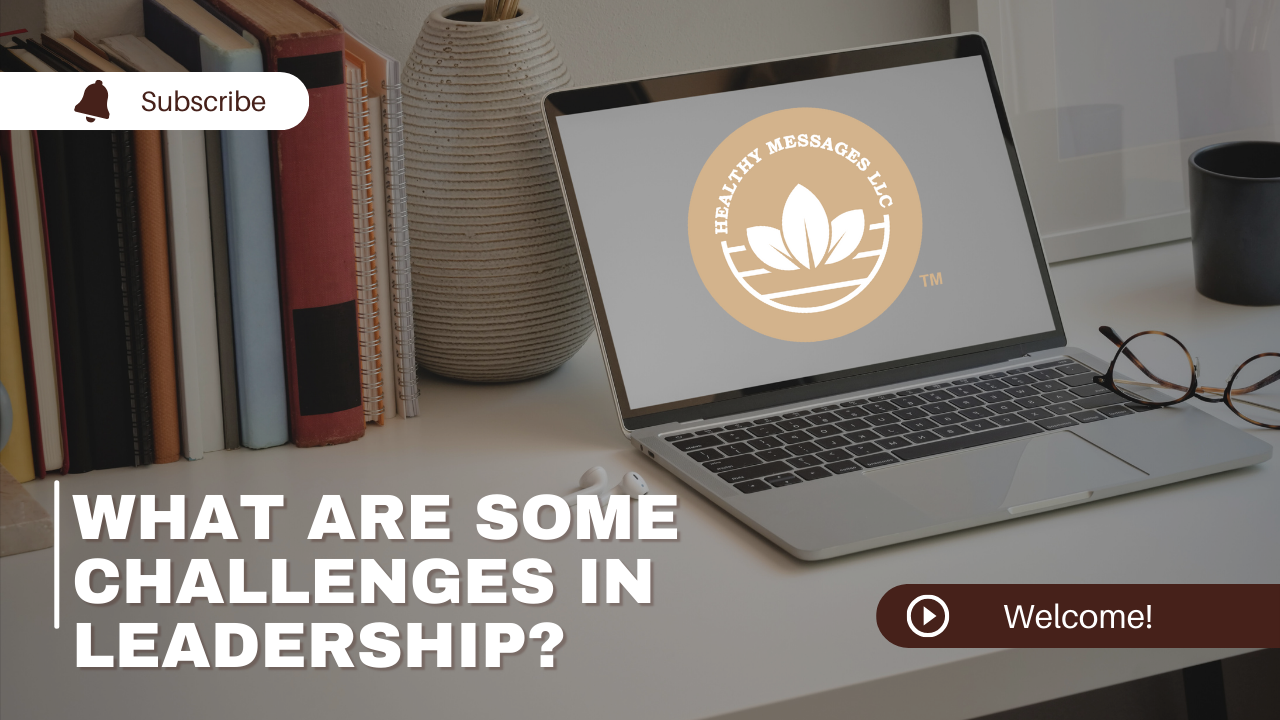 In this video, I'll talk about challenges within leadership.
