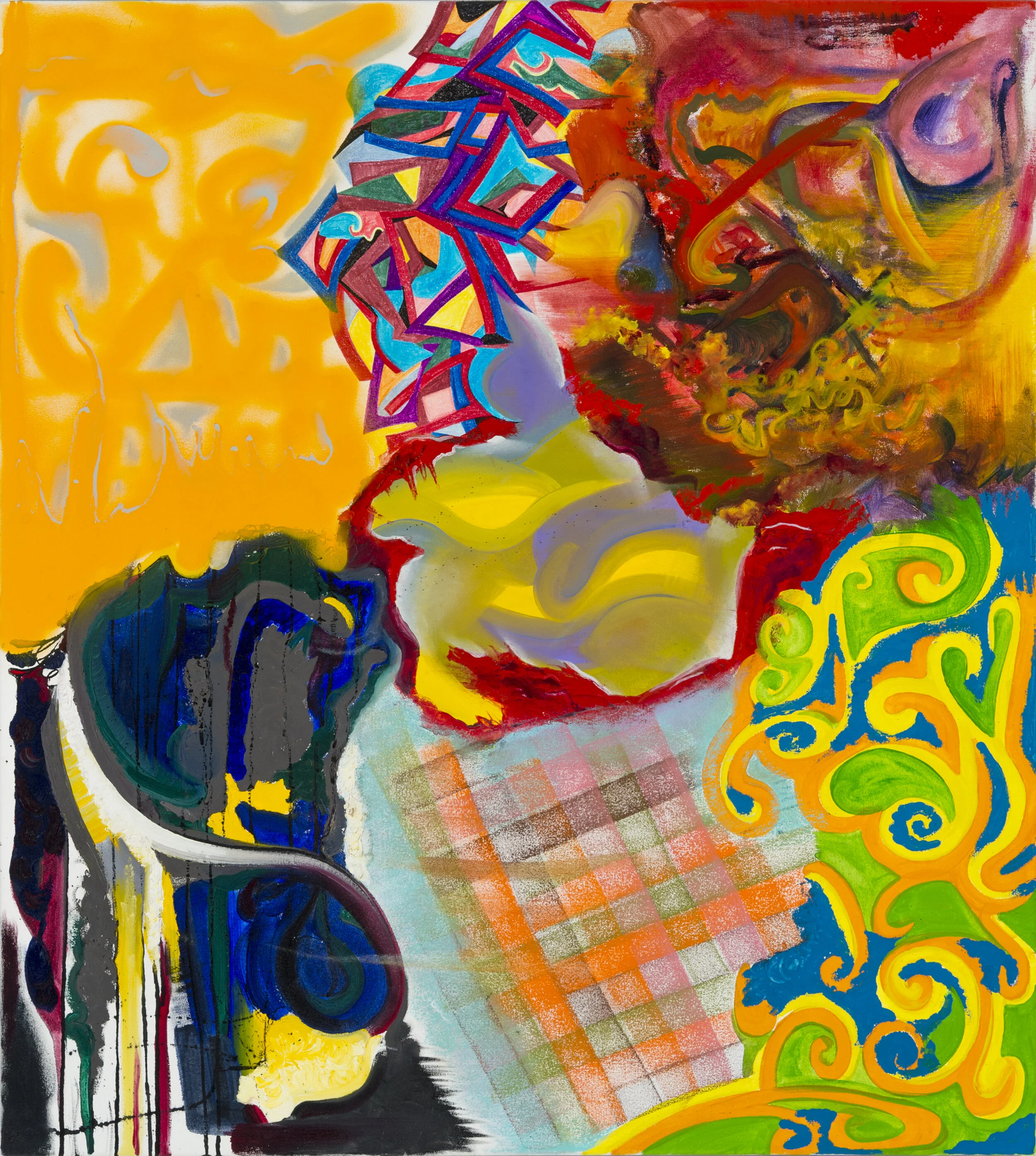 *© Music to My Ears / Oil on canvas / 48x48in / 2018