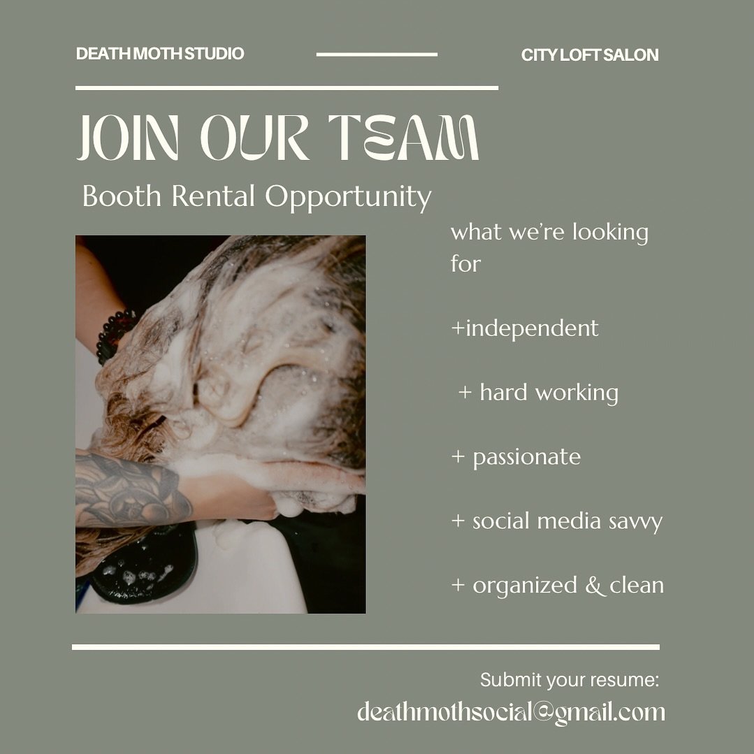 stylists, let&rsquo;s chat &mdash; 

are you iso of a new salon home? 

we are looking for 2 motivated individuals here in SA to join

Are you &mdash;
* A team player? 
* ��Reliable, punctual &amp; eager to learn?
* ��Have self awareness &amp; wants 