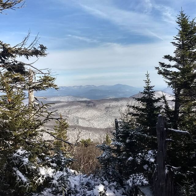 Some of our COC Eboard members braved the snow and ice to bushwhack up two of the Catskill high peaks today!