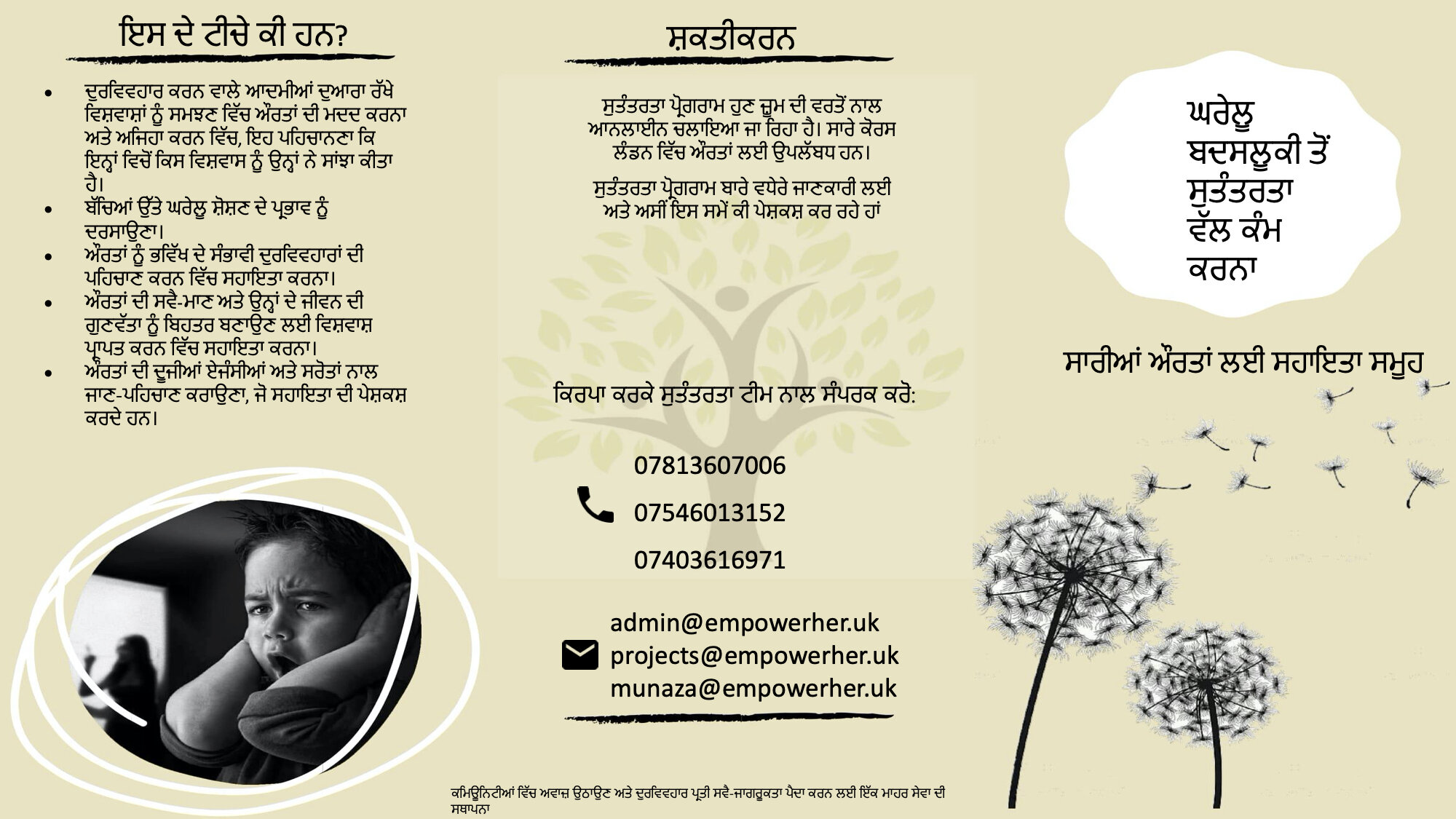 Punjabi TFP Leaflet 1