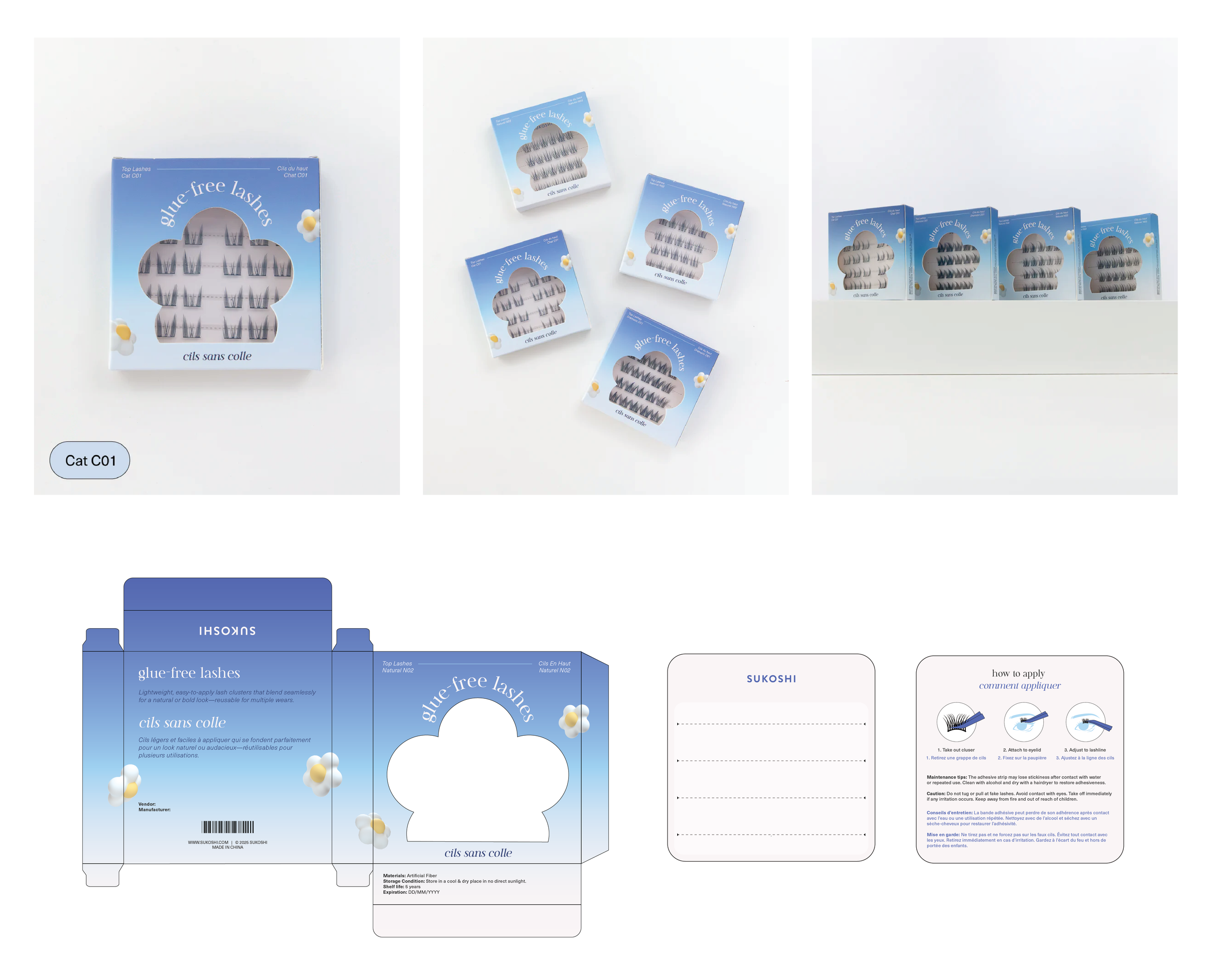 Lash cluser packaging design