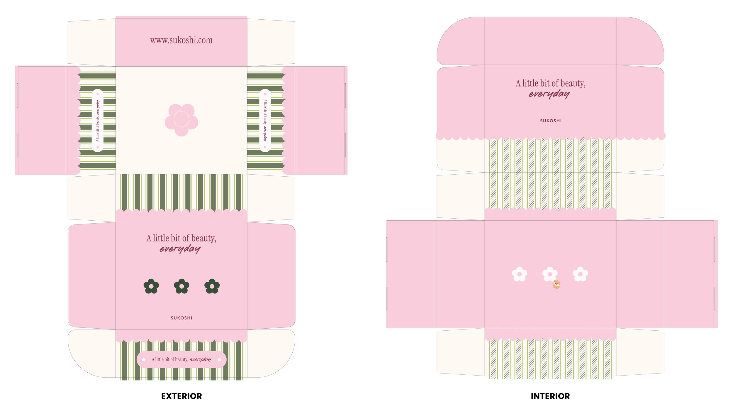 Beauty/PR Box packaging design