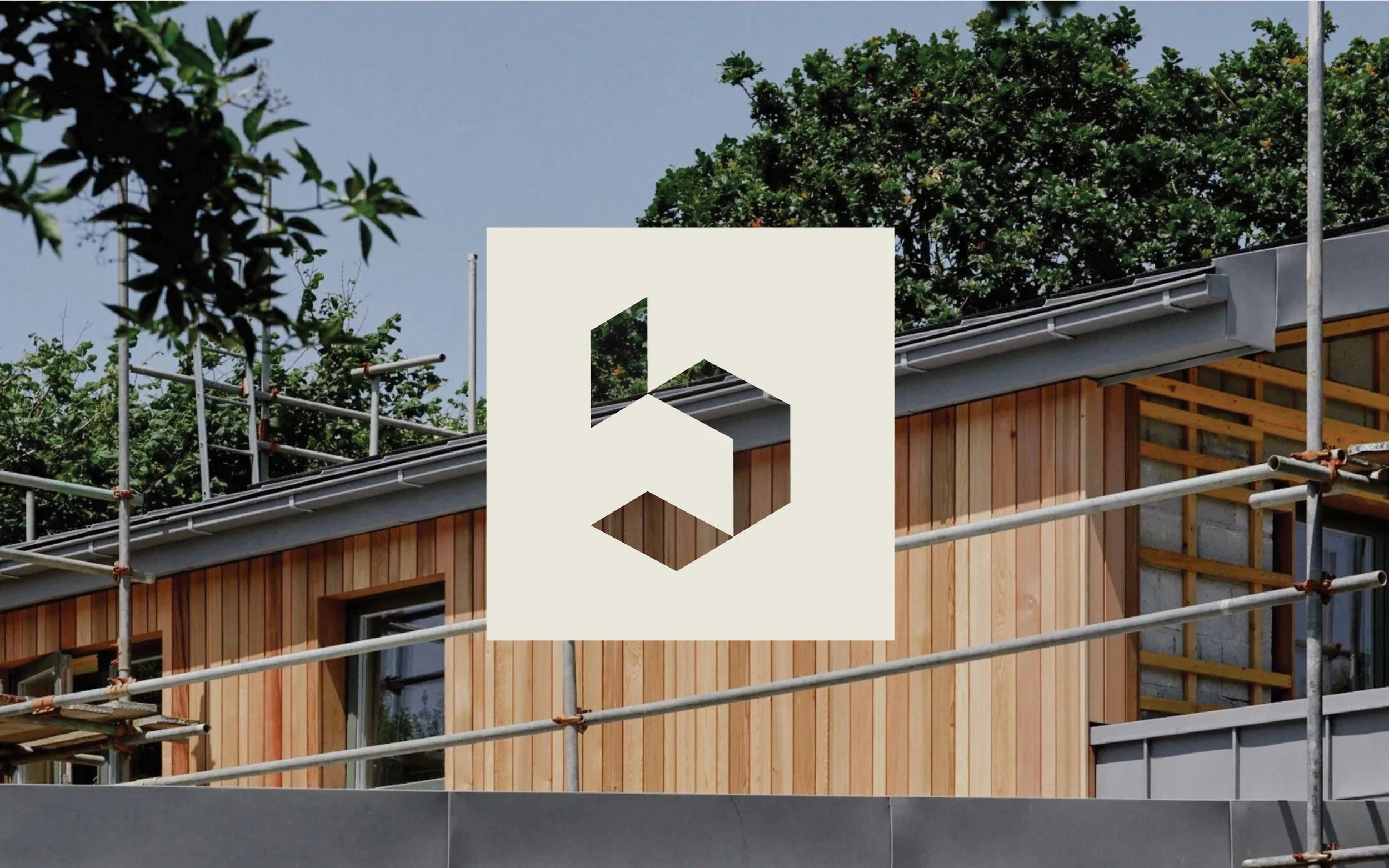 Cornish construction company brand identity design for Berryman Construction, a high-end property build outfit