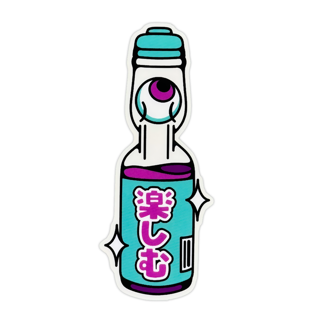 Ramune Eyeball Vinyl Sticker