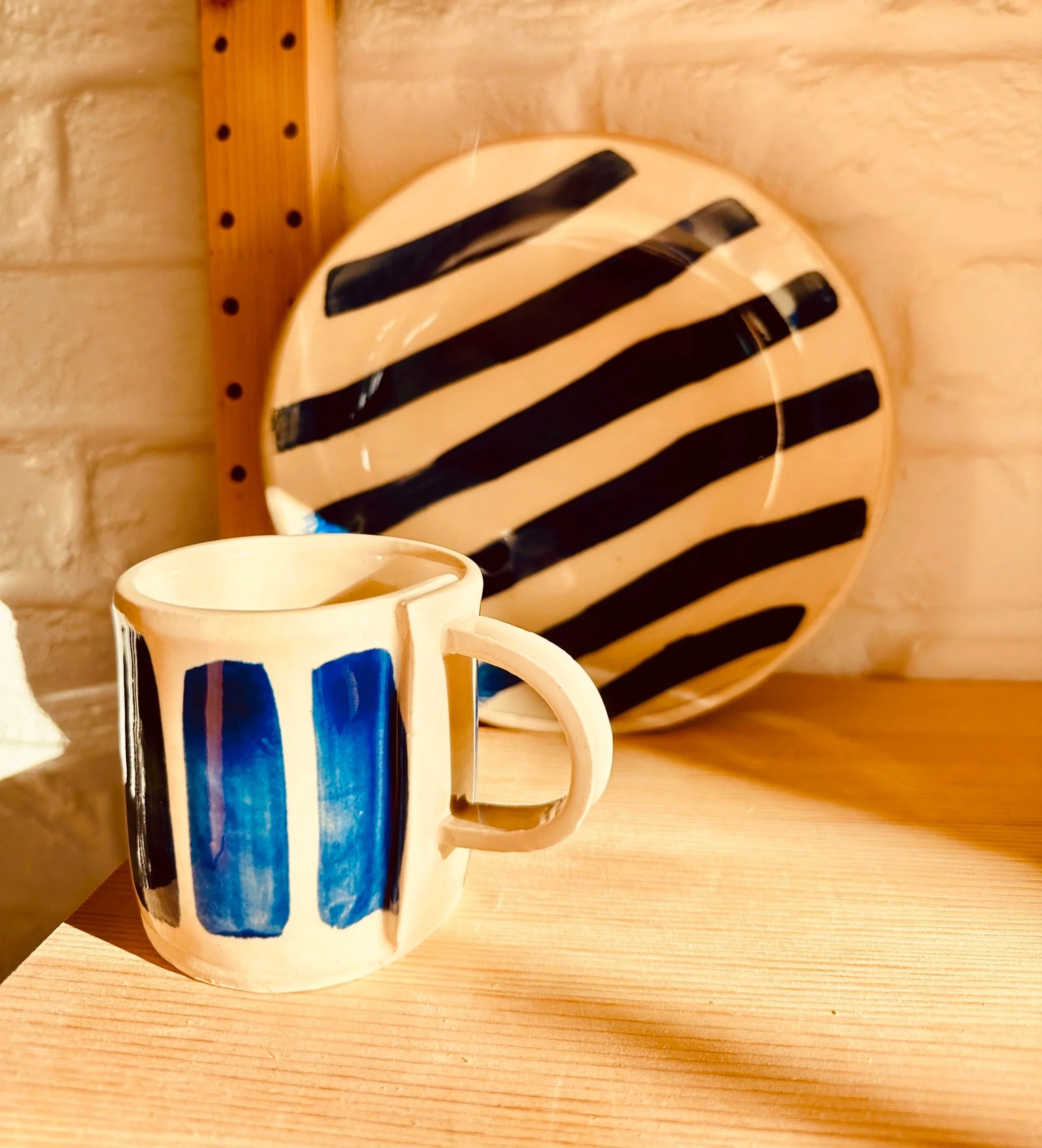 Mug - blue stripe