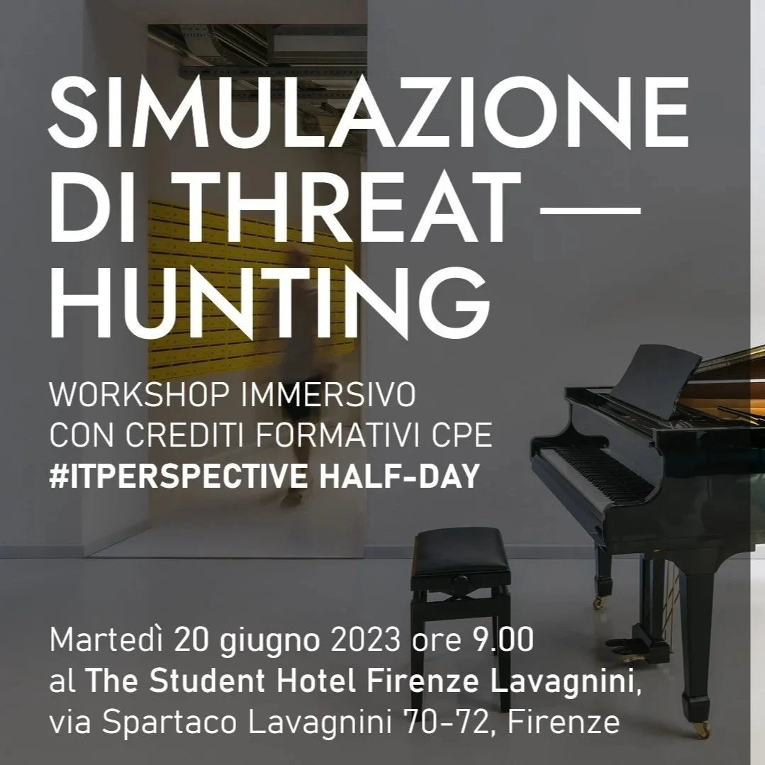 SIMULAZIONE DI THREAT HUNTING: WORKSHOP IMMERSIVO