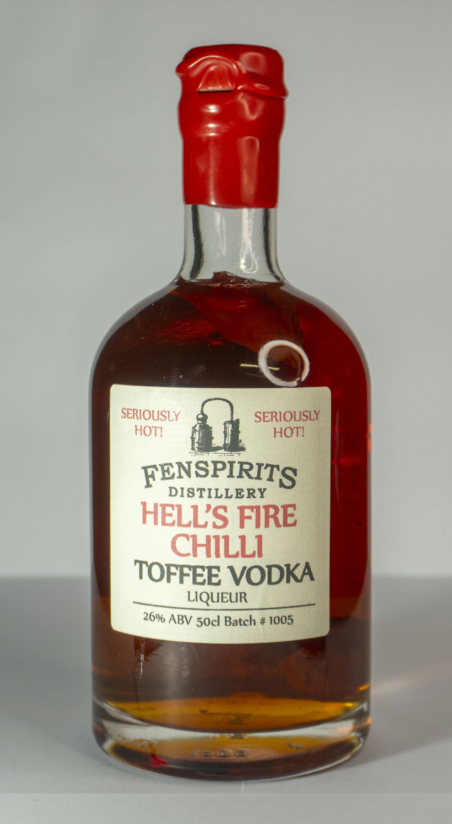 Hell's Fire Chilli Toffee Vodka Liqueur 50cl 26%