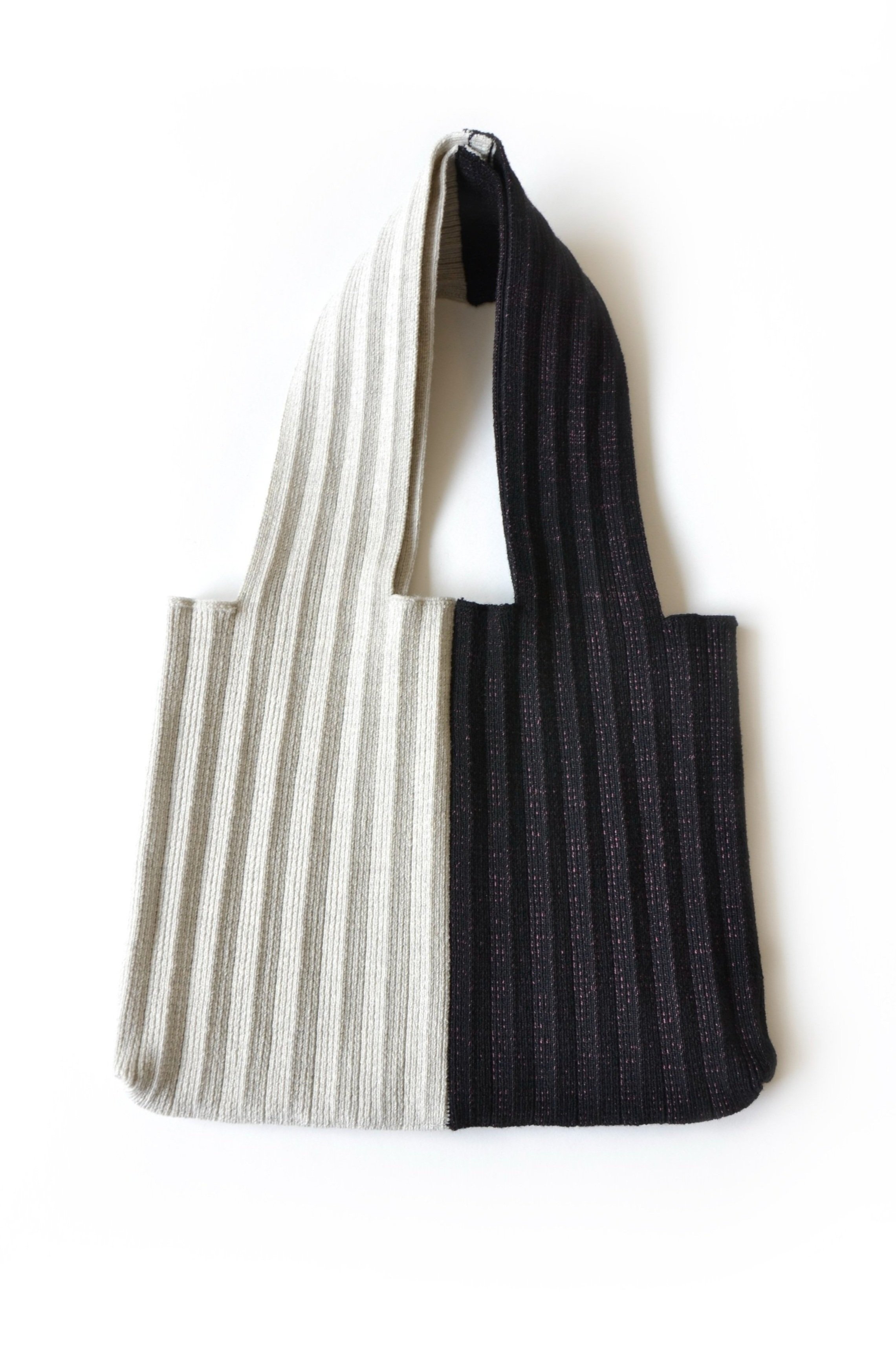 TWO TONED PLEAT BAG - SMALL