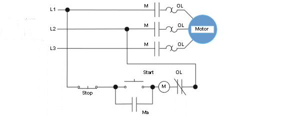 3 Wire Control Start Stop Circuit