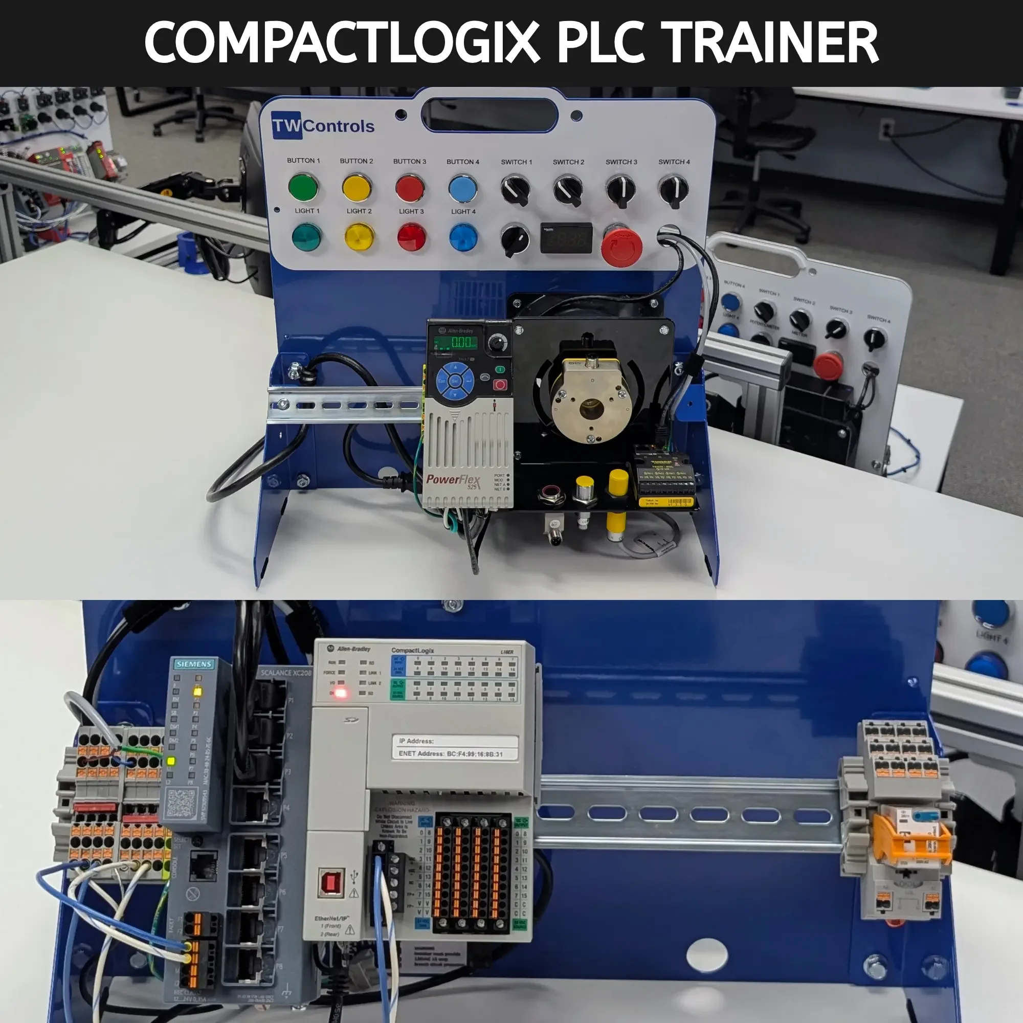 CompactLogix Training System: Studio 5000, VFD, and Motion