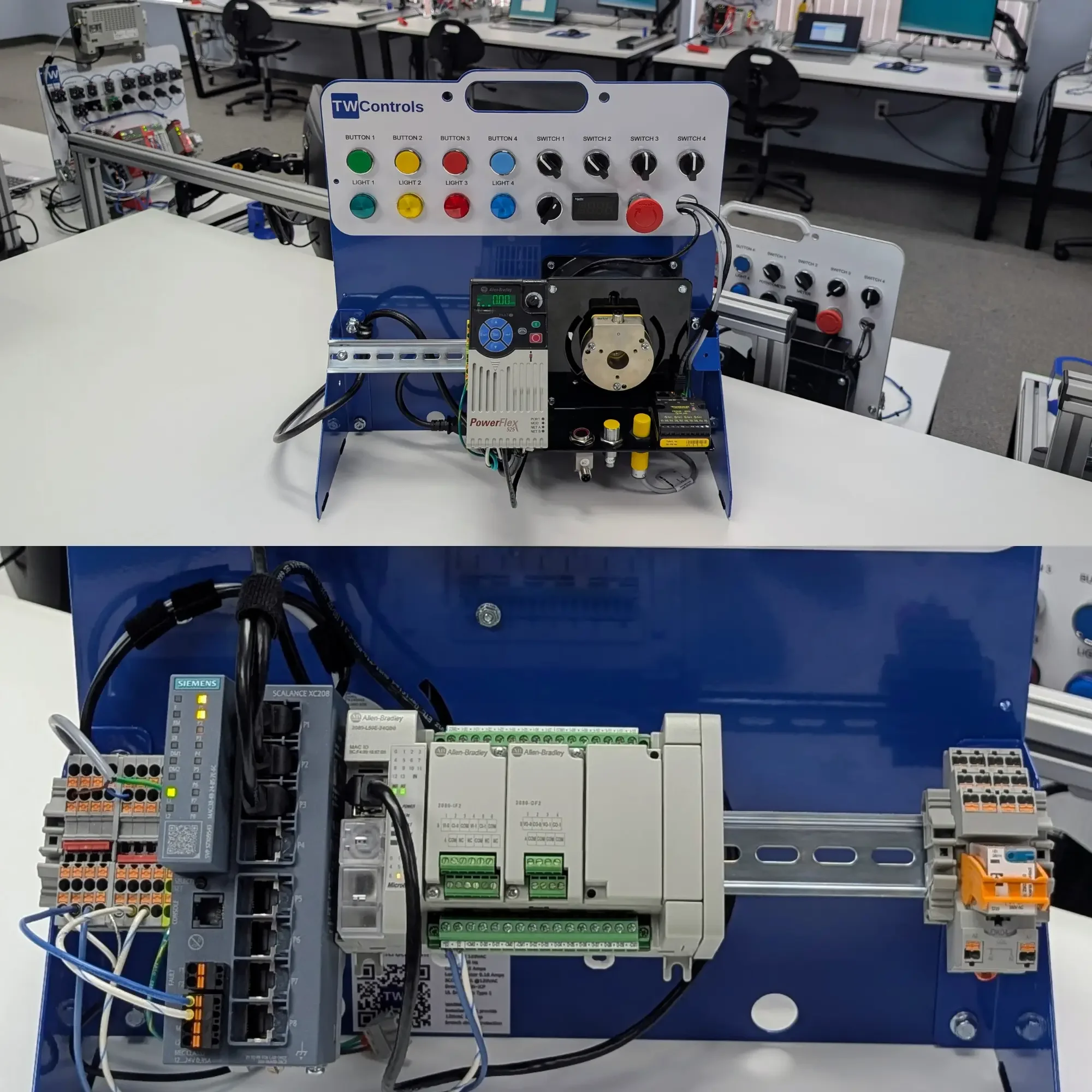 Micro850 Training System: VFD, Motion, and Analog Integration