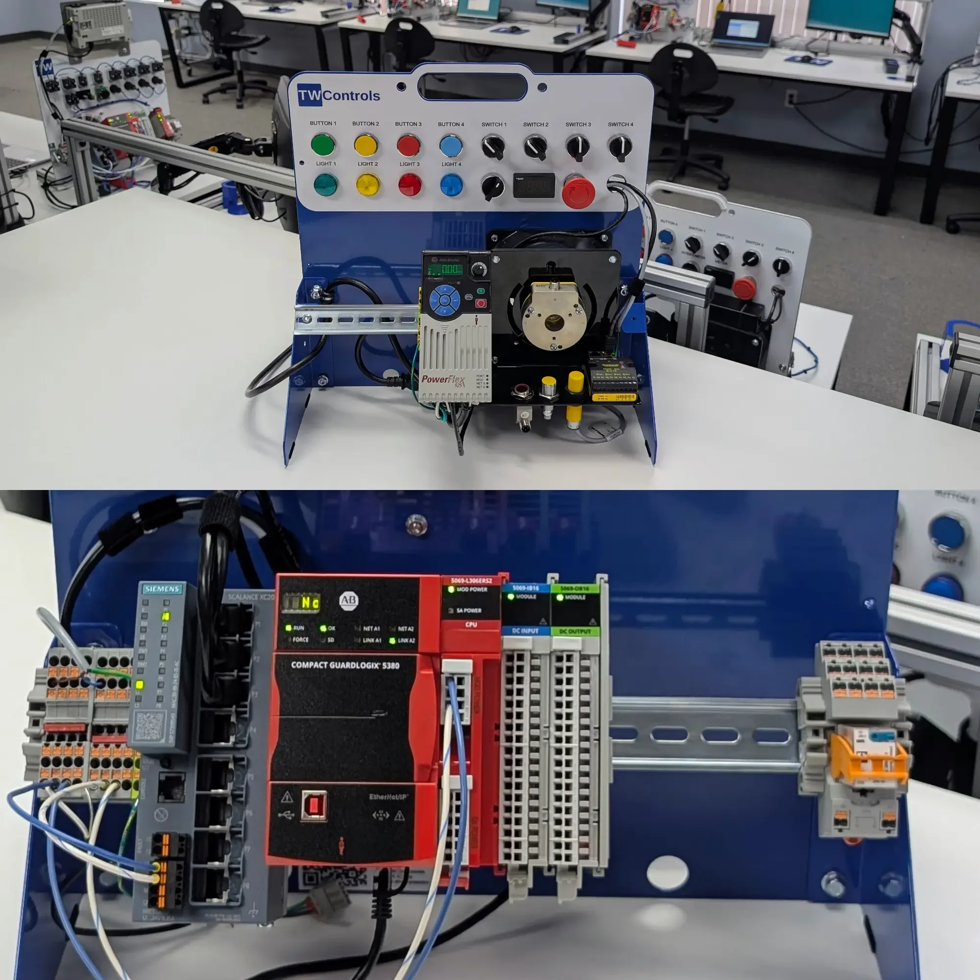 5069 Compact GuardLogix 5380 Training System: VFD & Motion Integration