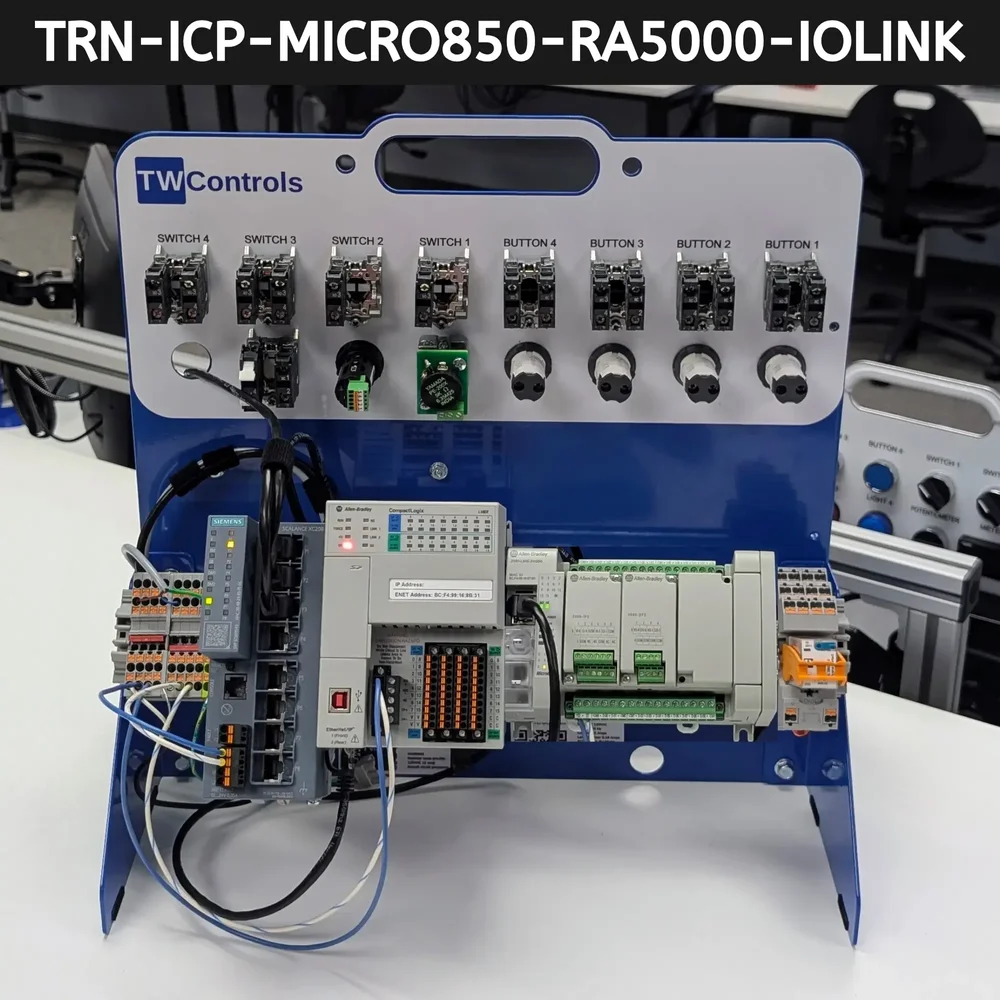 専用　PLC CompactLogix & Micro850 PLC Trainer - IO Link and Sensors — TW