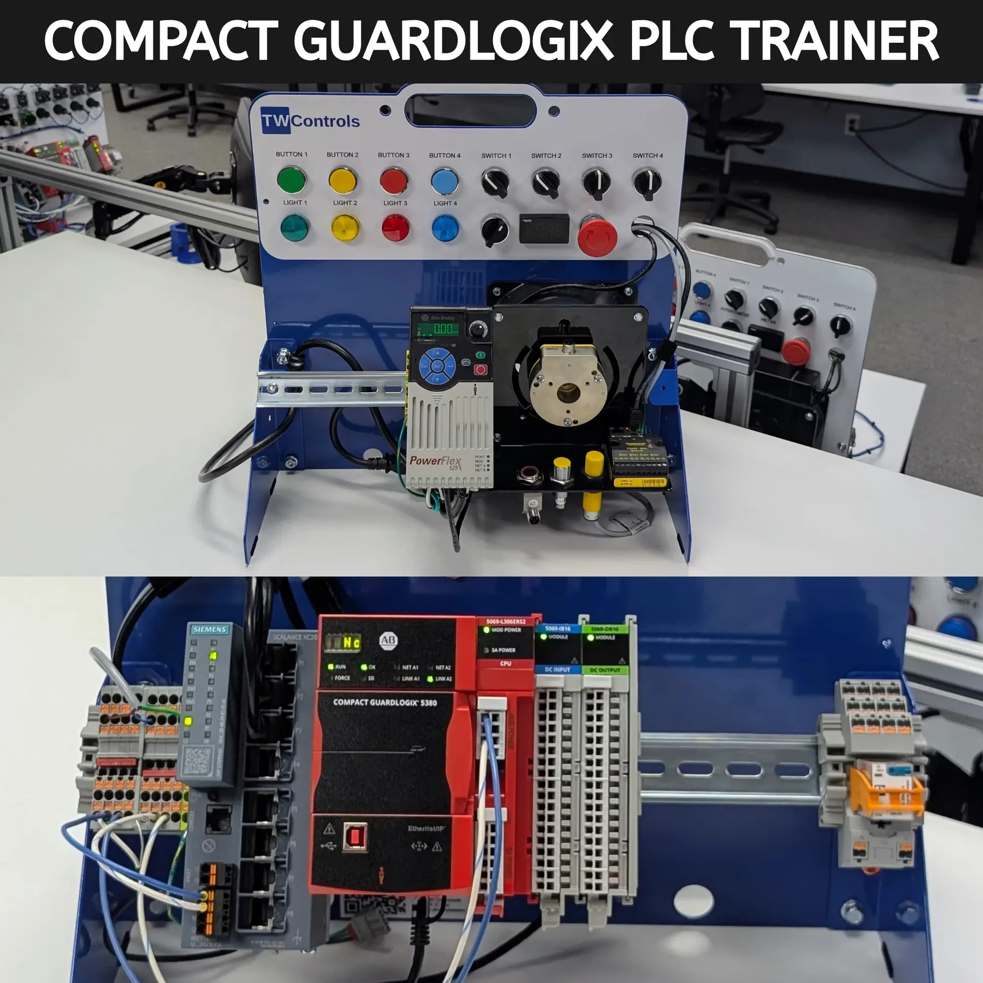5069 Compact GuardLogix 5380 Training System: VFD & Motion Integration